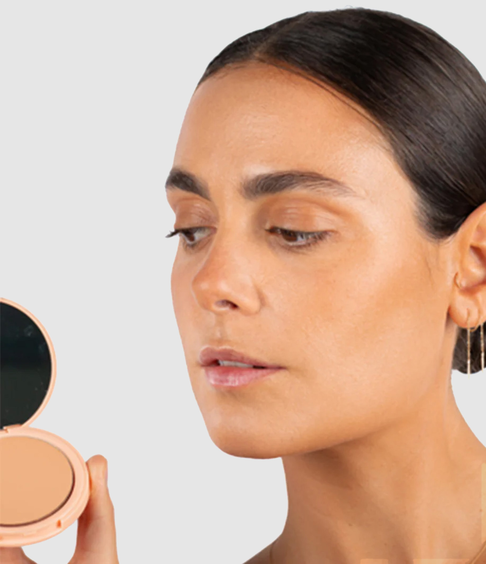 Skin-Care-Infused Mattifying Powder SPF15, 02 Peach Skin