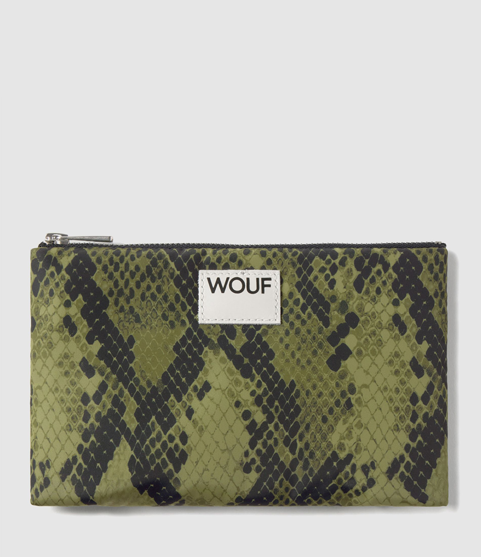Cobra Khaki Clutch Bag