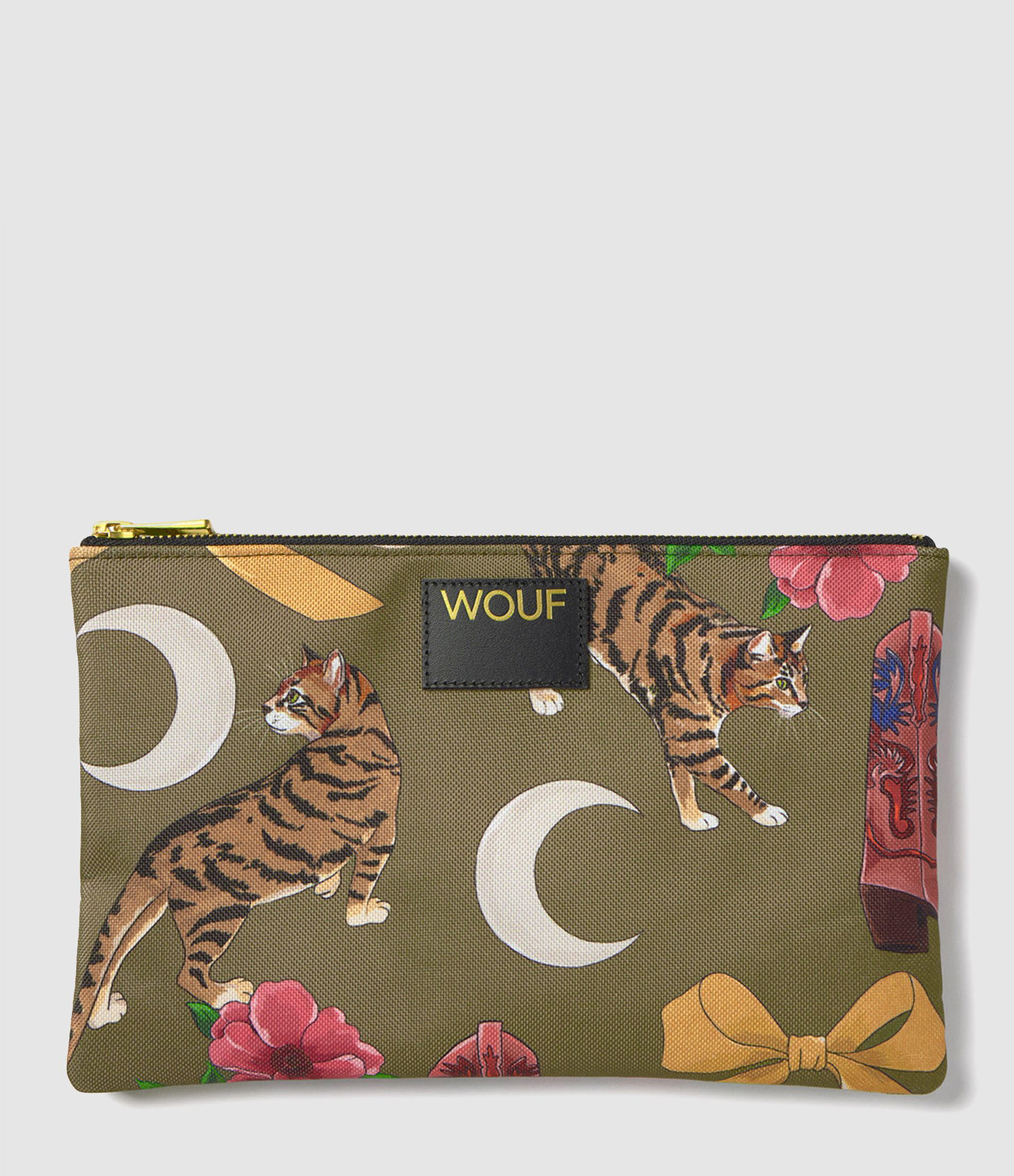 XL Rodeo Khaki Clutch Bag