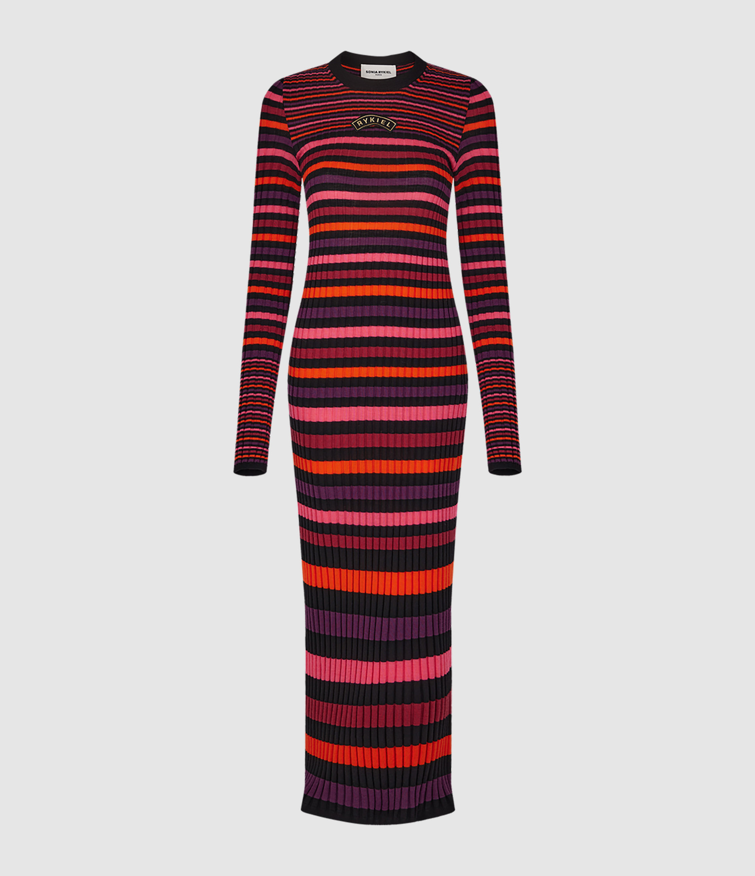 Multicoloured Striped Dress