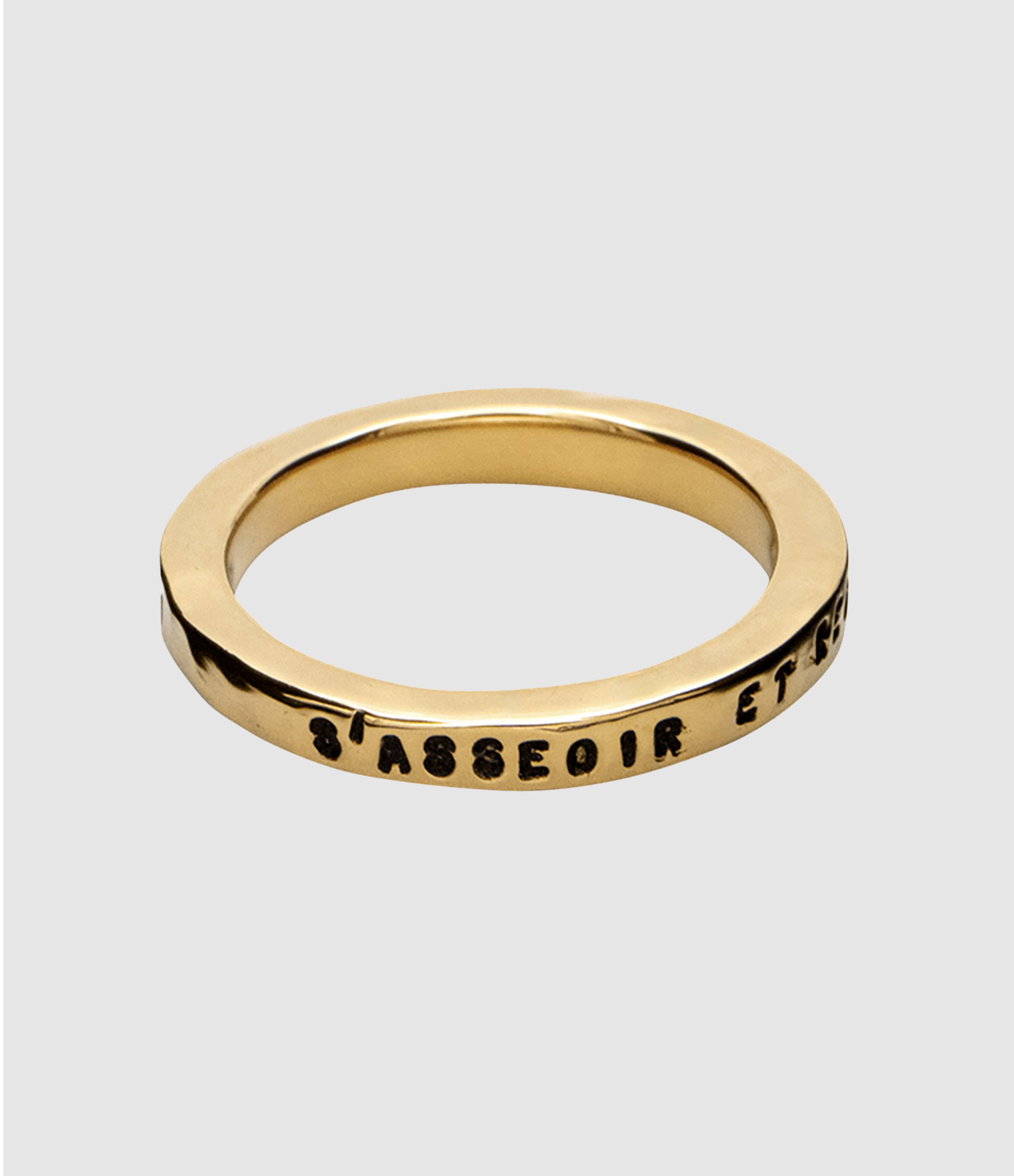 Vermeil 'Sit' Ring