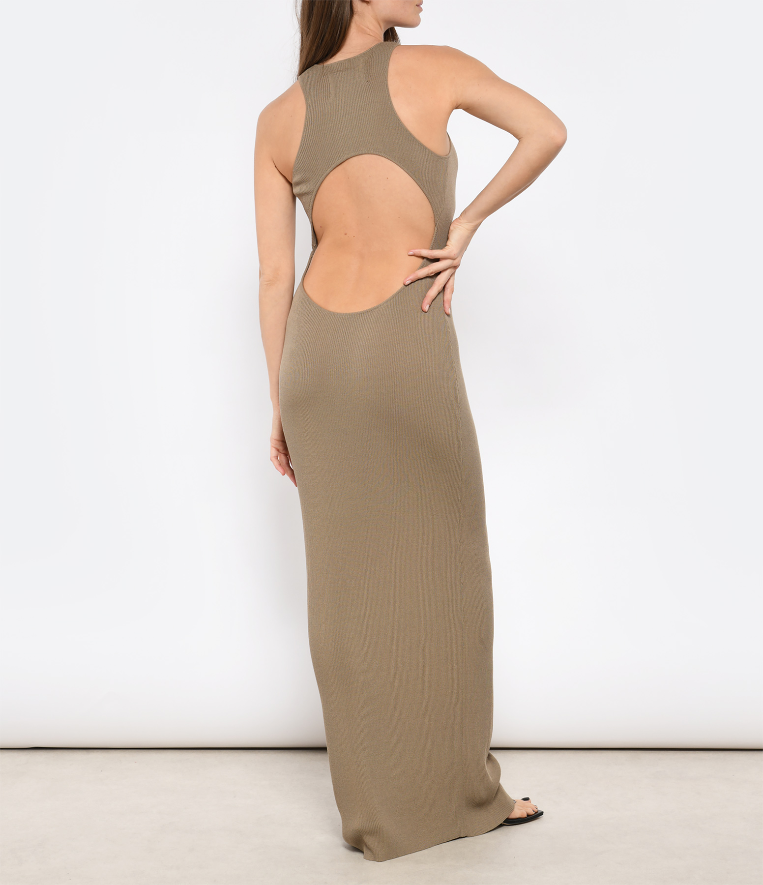 Berlin Latte Maxi Dress