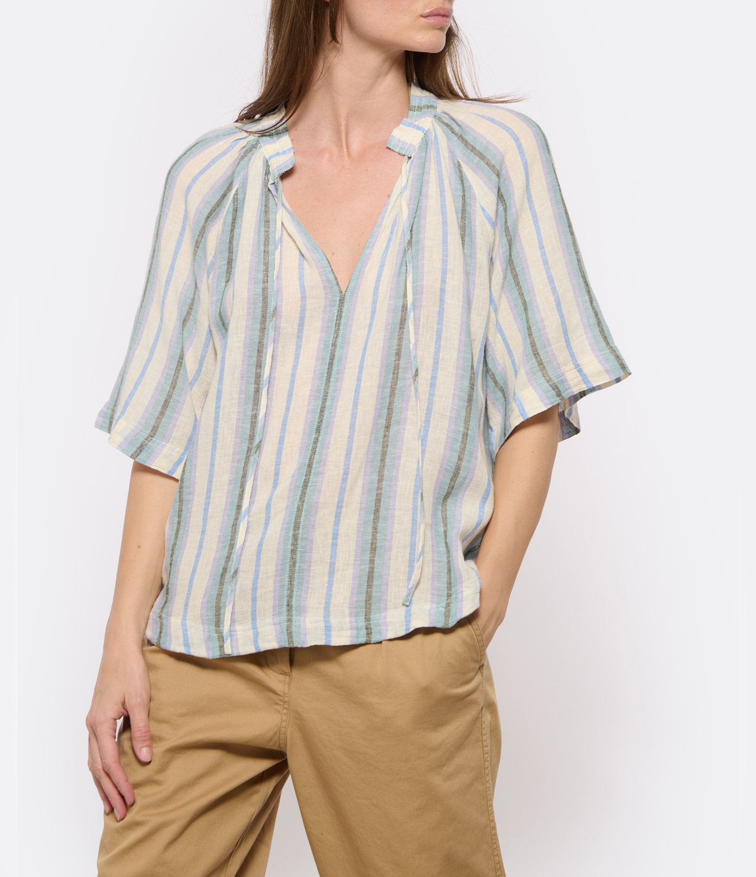 Eveline Catania Stripe Blouse