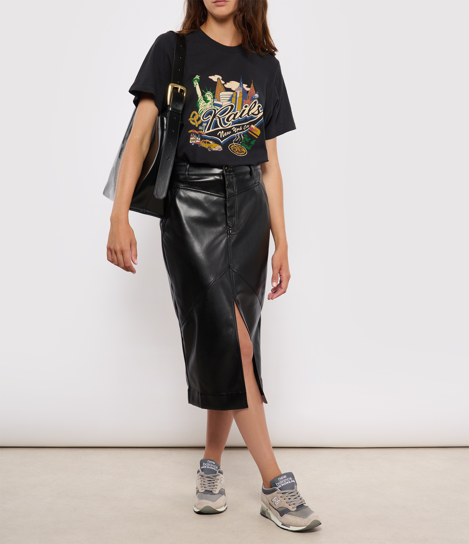 Jennifer Black Midi Skirt