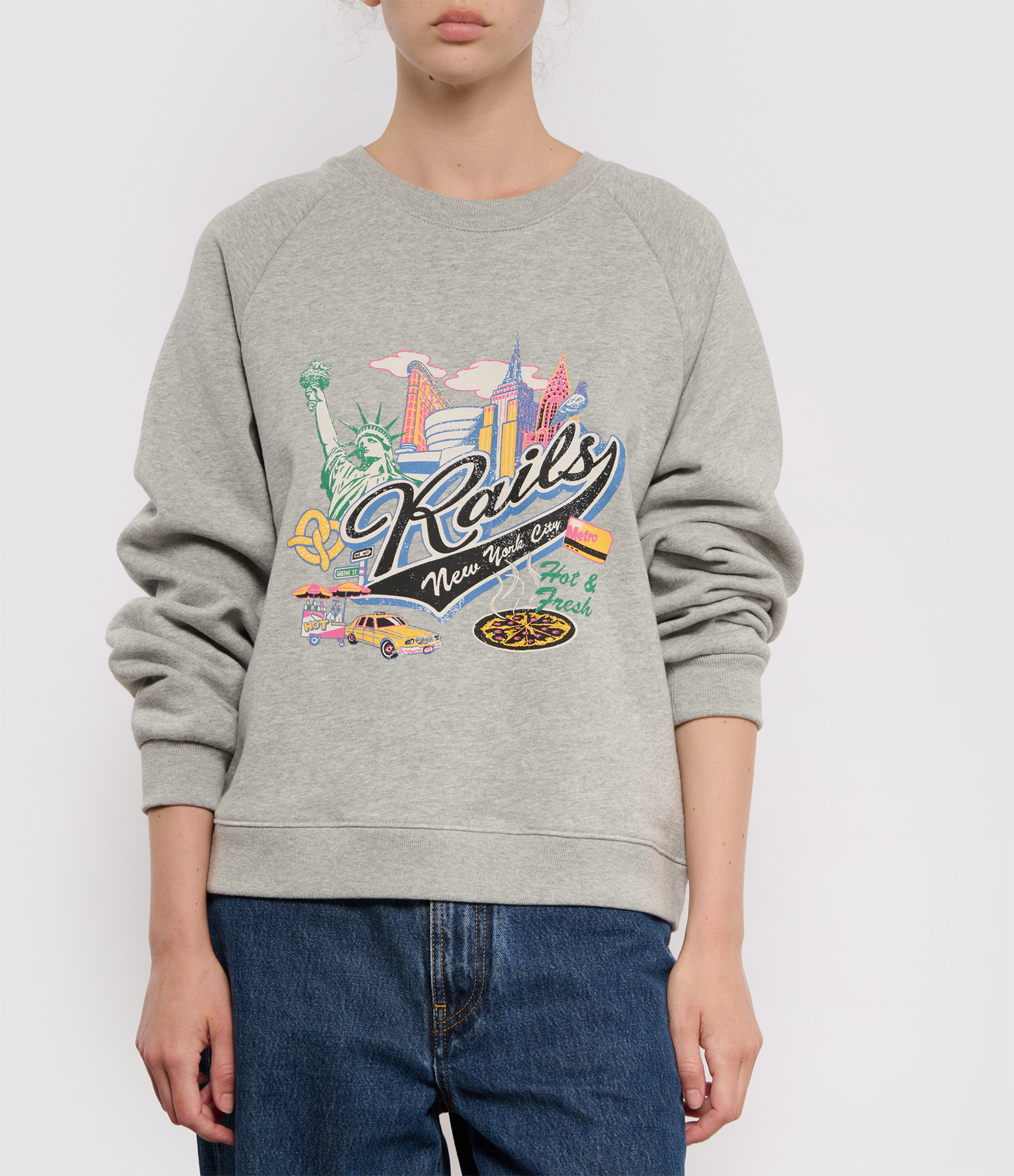 Vintage Raglan Rails New York Sweatshirt