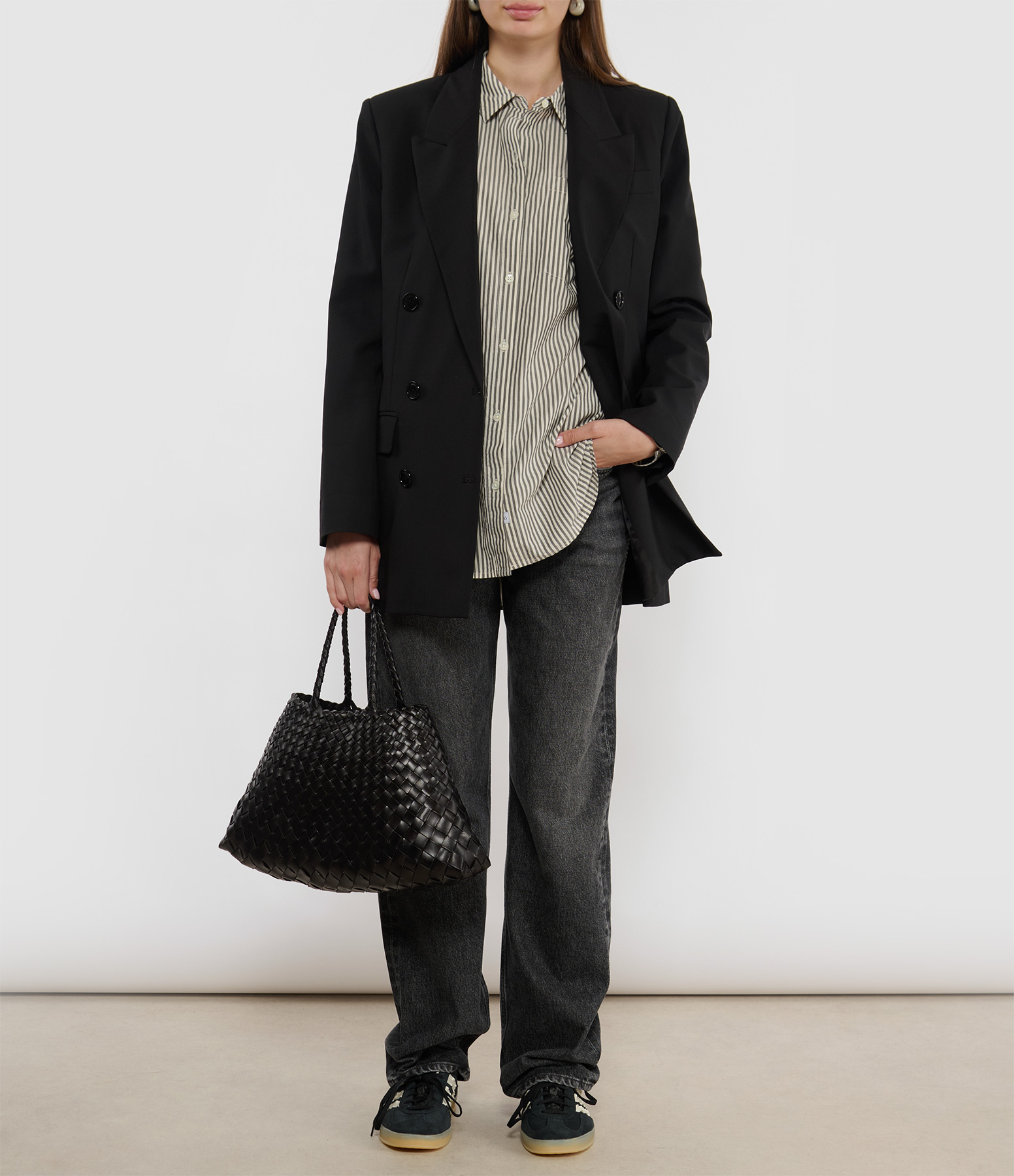 Elsa Black Stripe Shirt