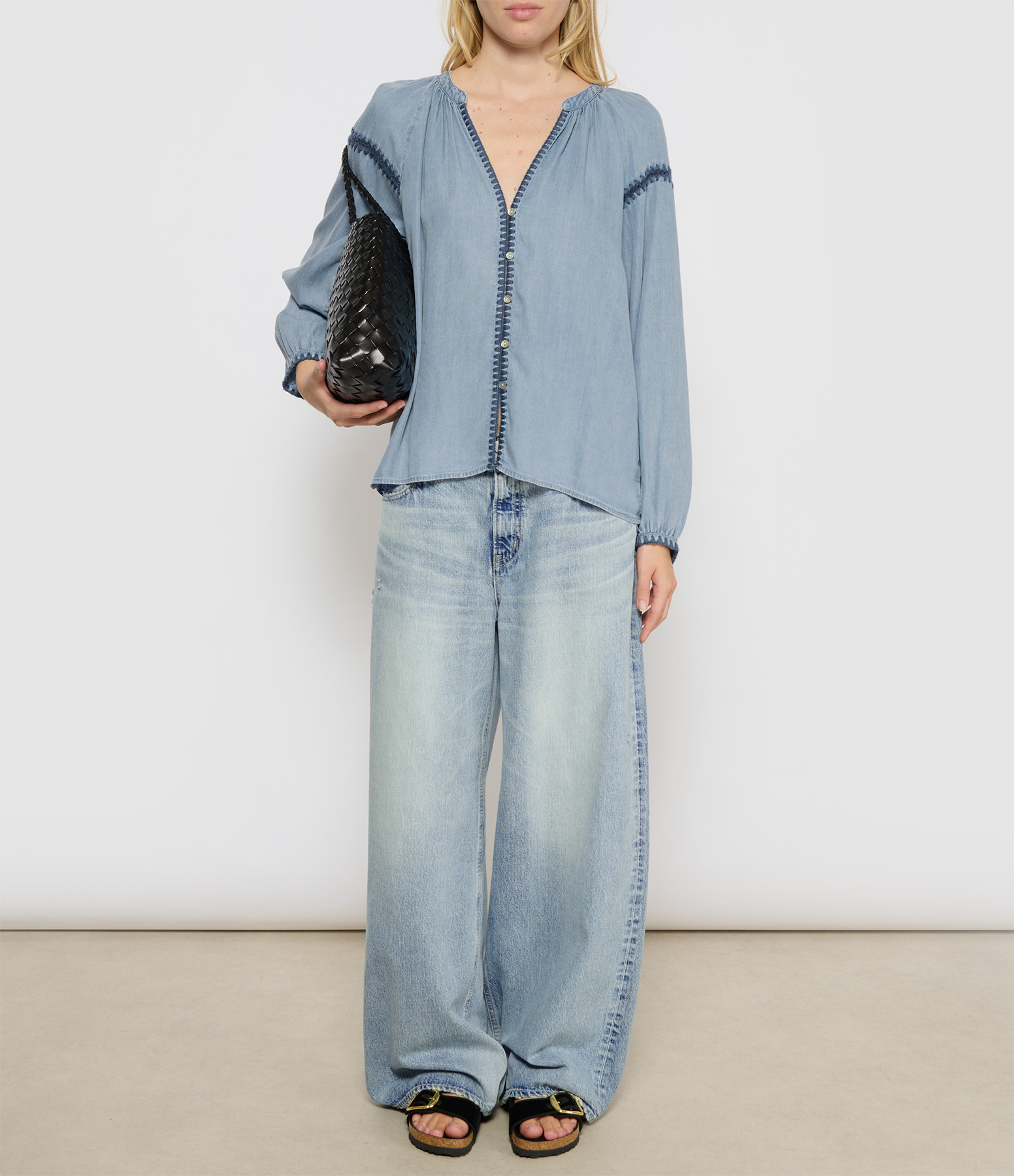 Toshi Medium Cloud Wash Blouse