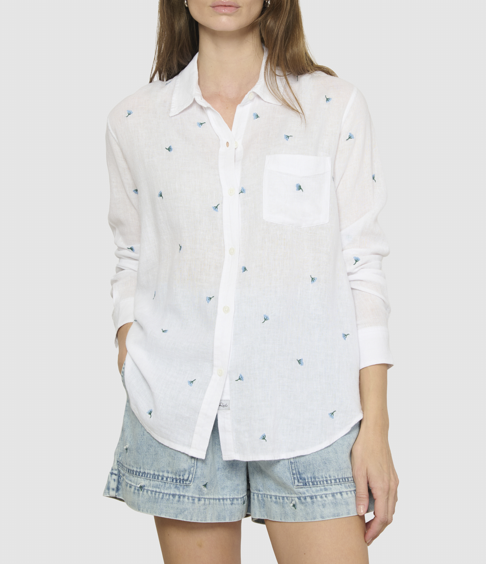 Charli Bluebell Carnations Shirt
