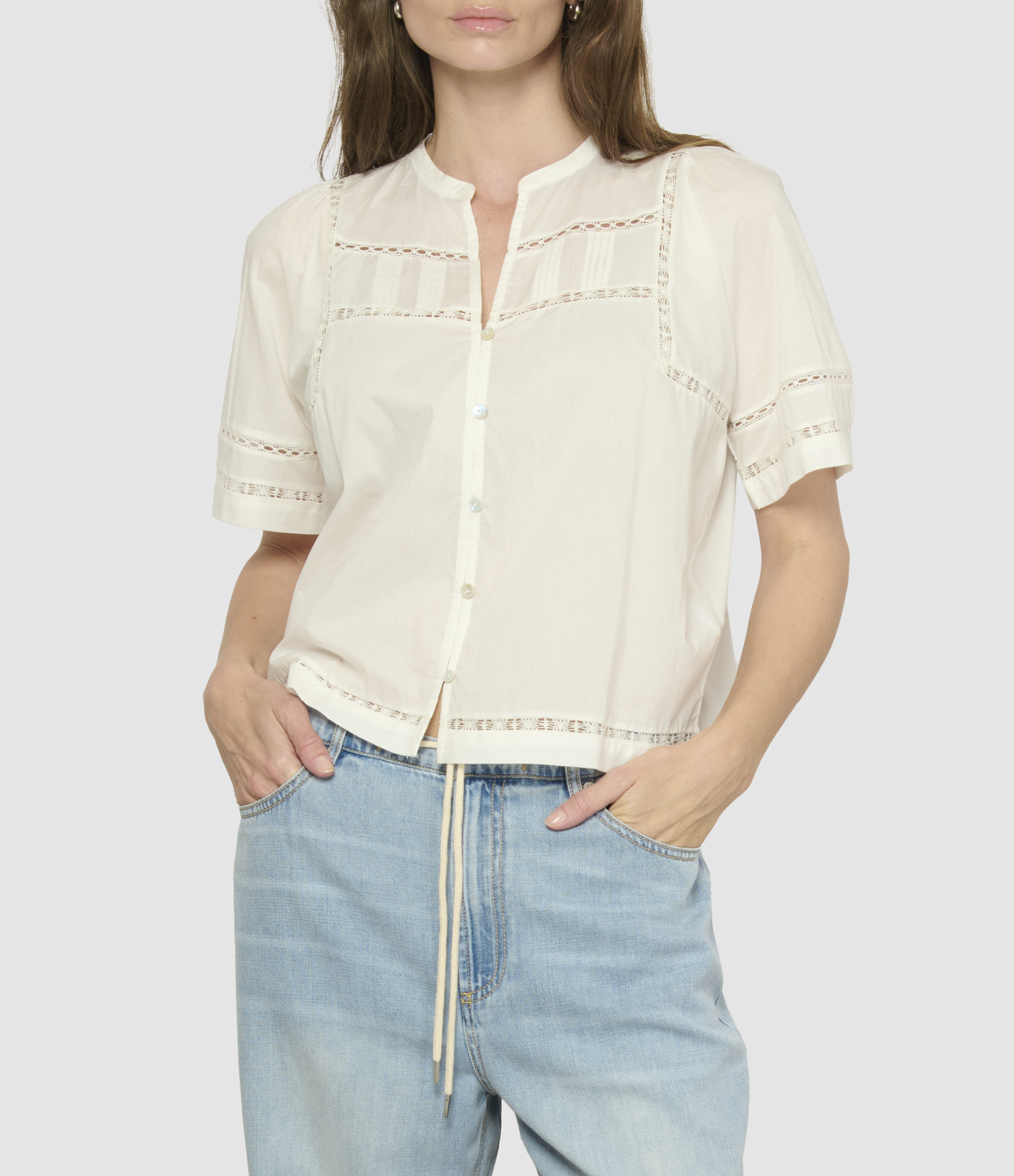 Alanis White Blouse