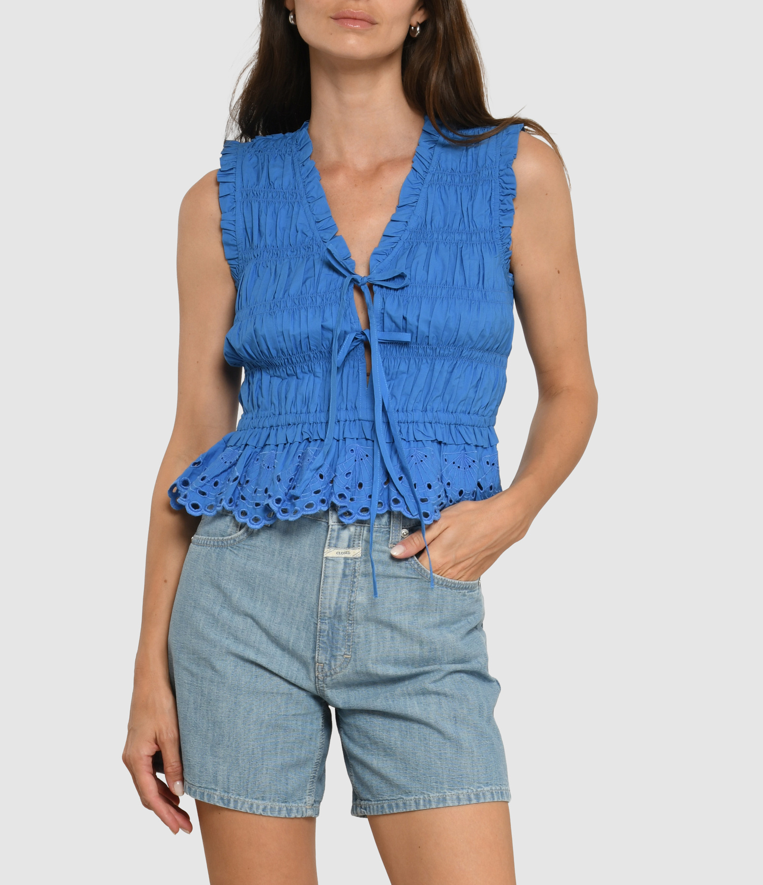 Martine Harbour Blue Top