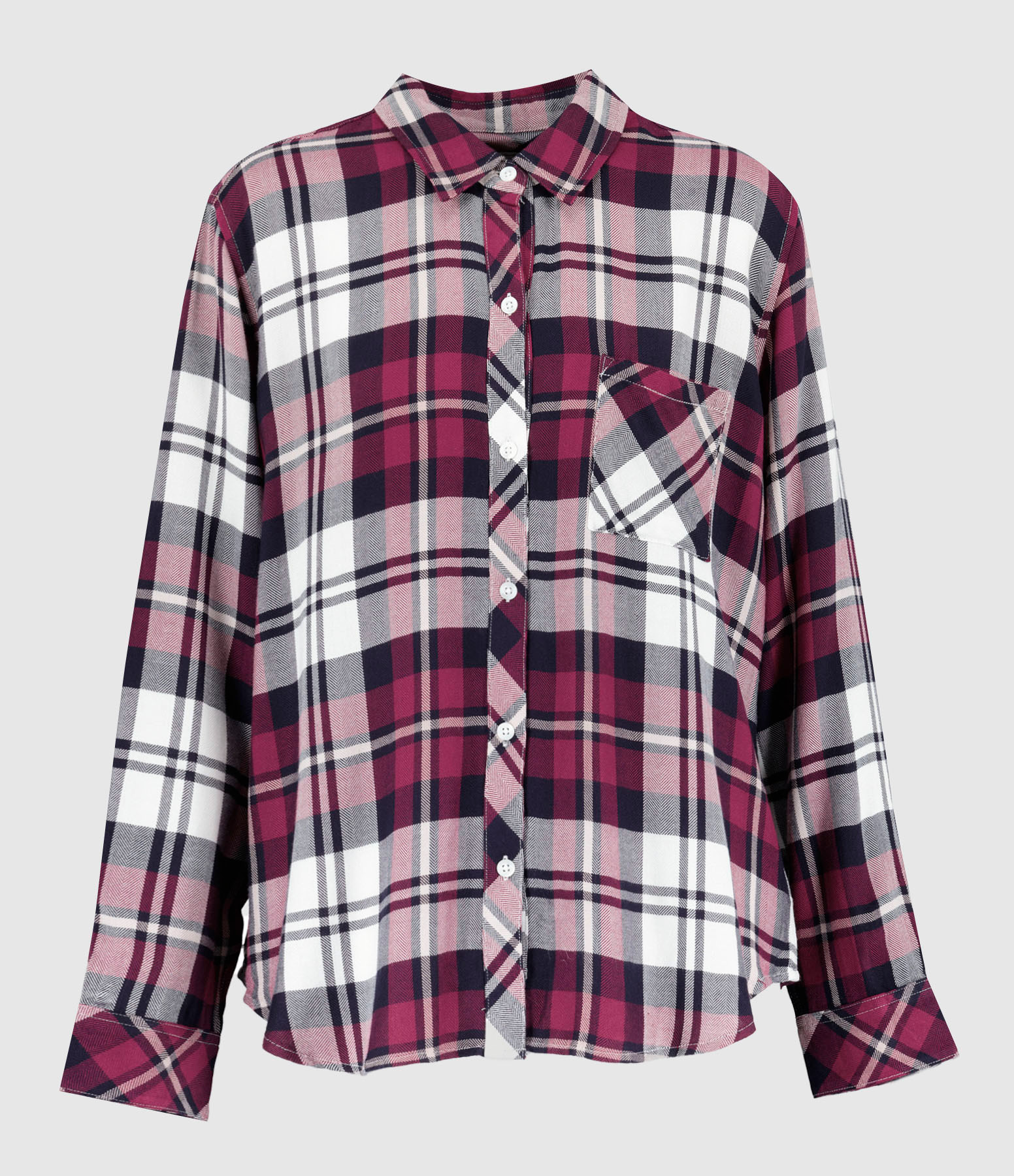 Hunter Lychee Navy White Shirt
