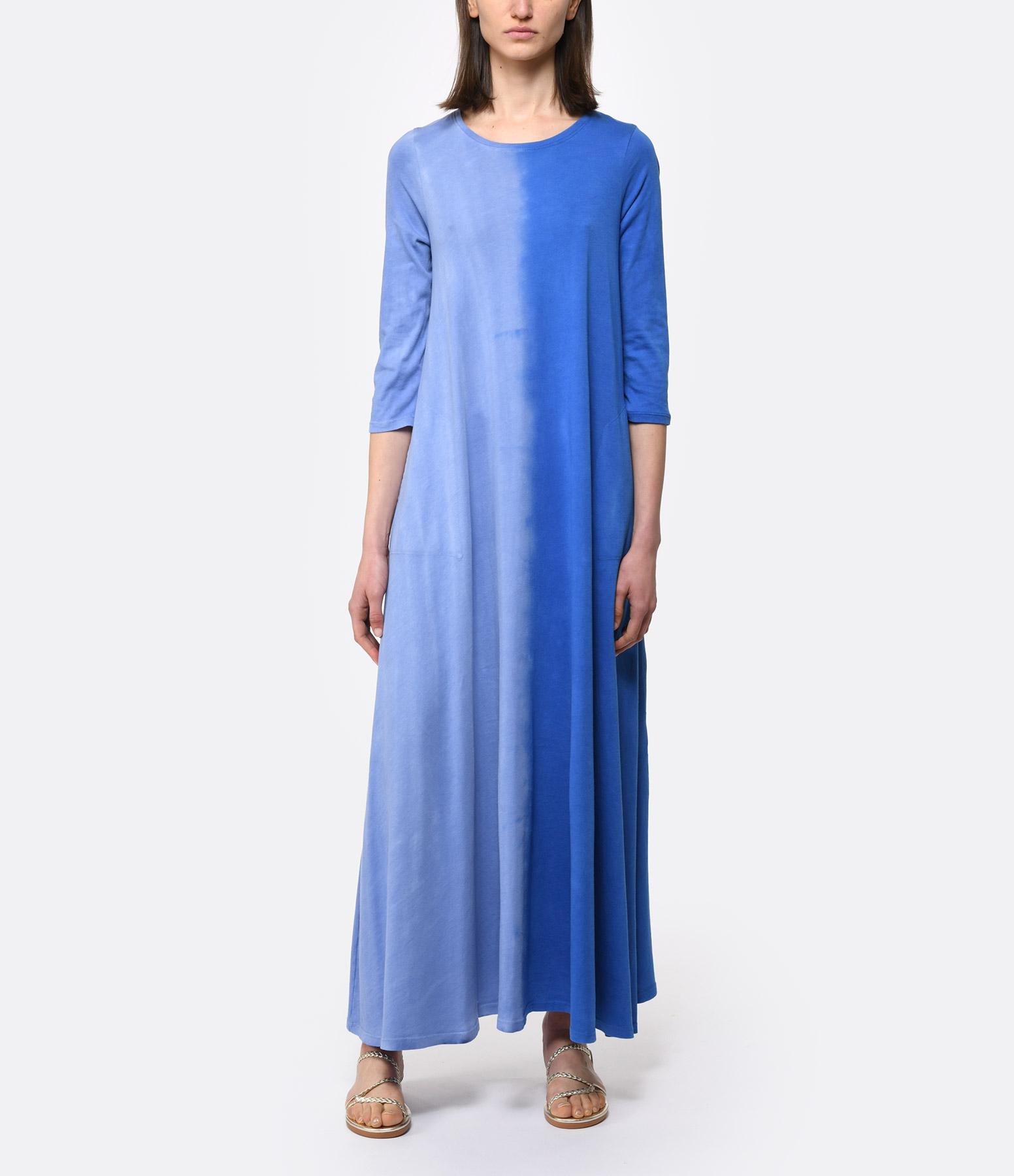 Blue Drama Maxi Dress
