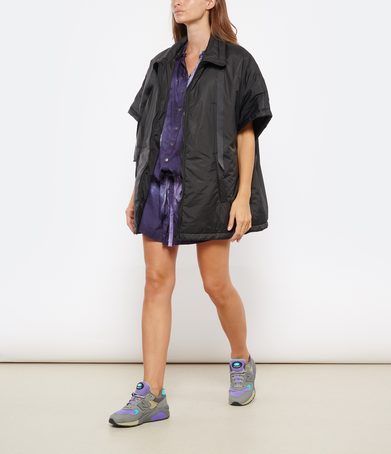Afternoon Mini Cosmic Eggplant Dress