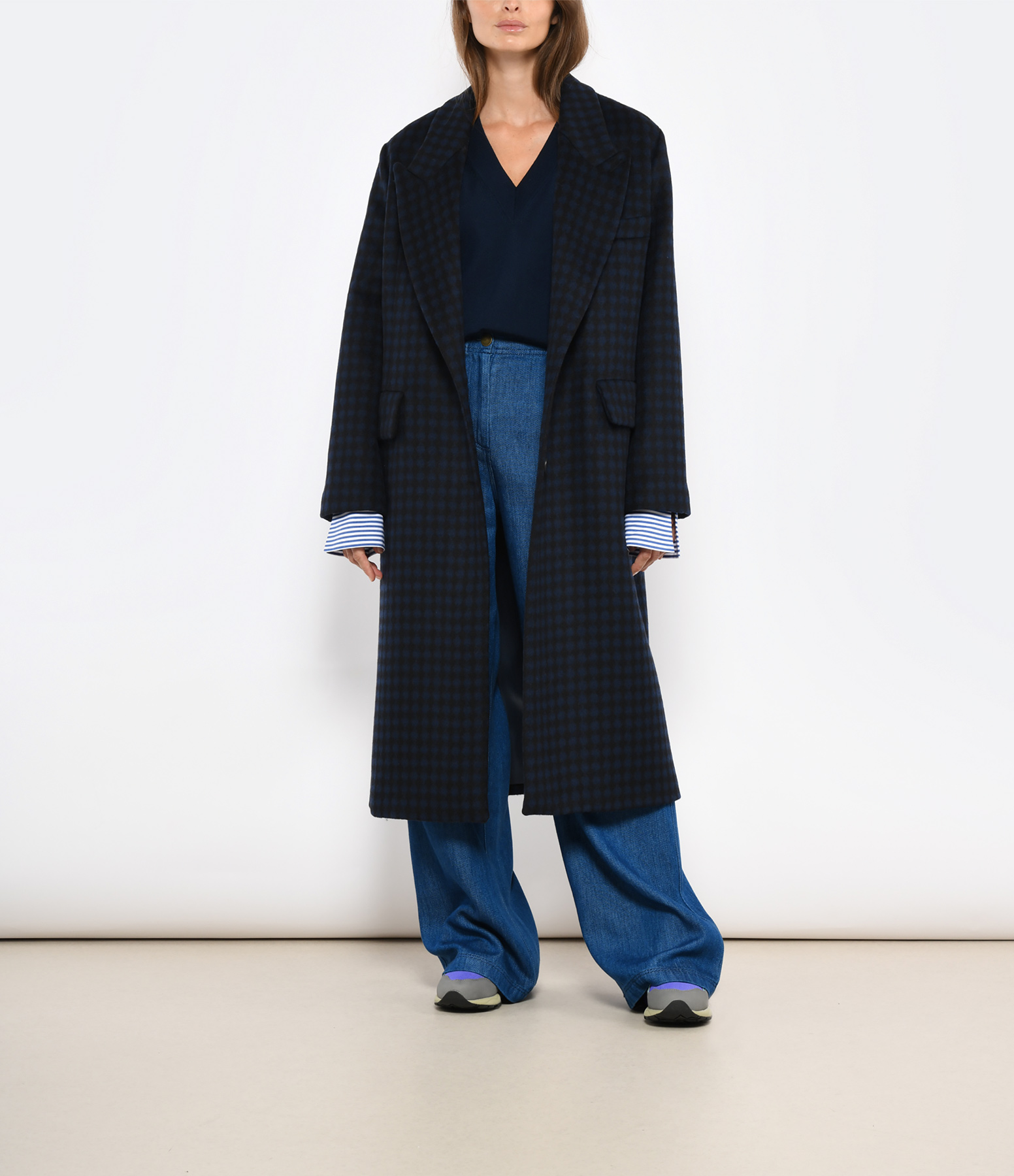 Lynn Washed Indigo Trousers
