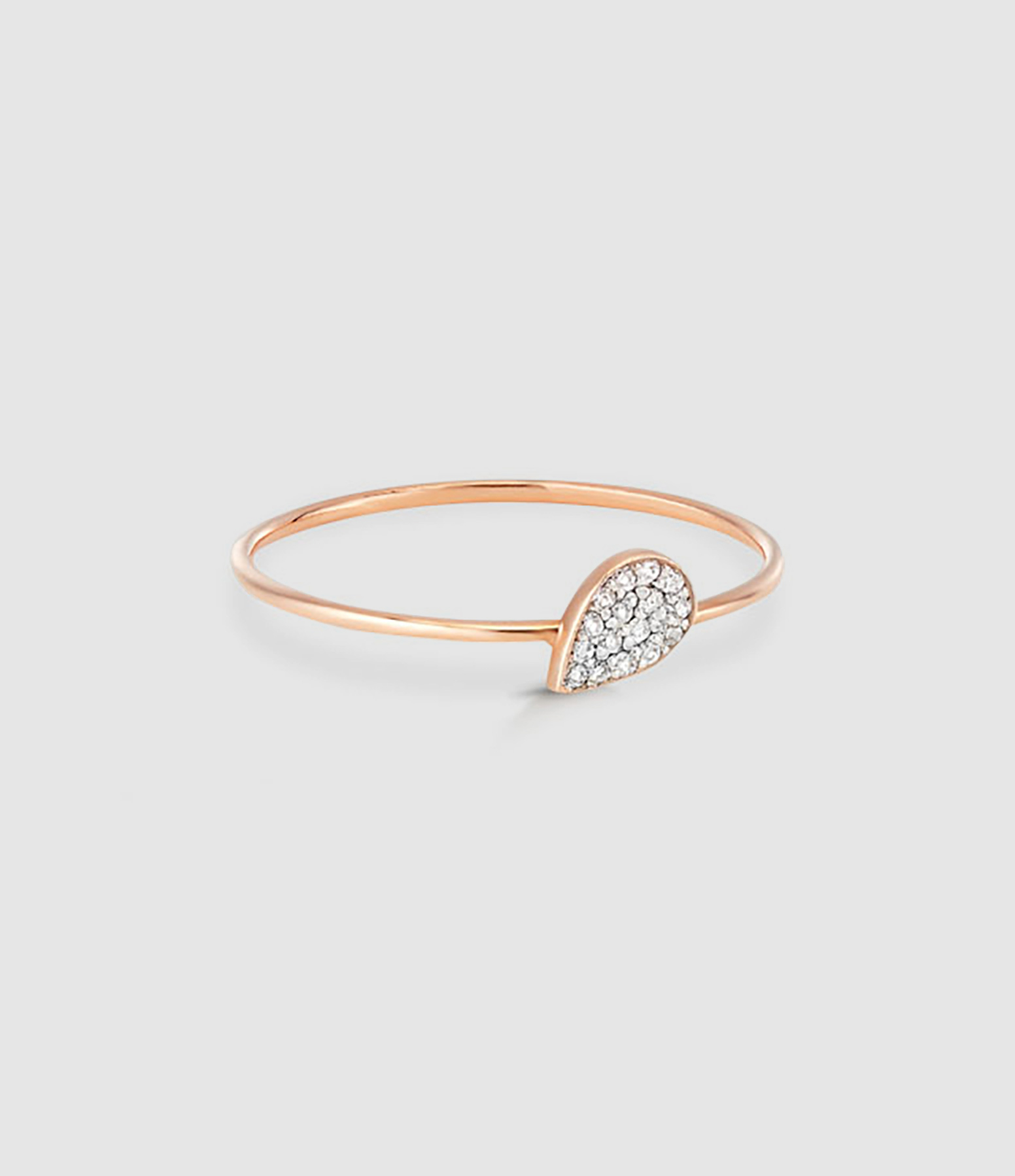 Bliss Diamond Ring in Rose Gold