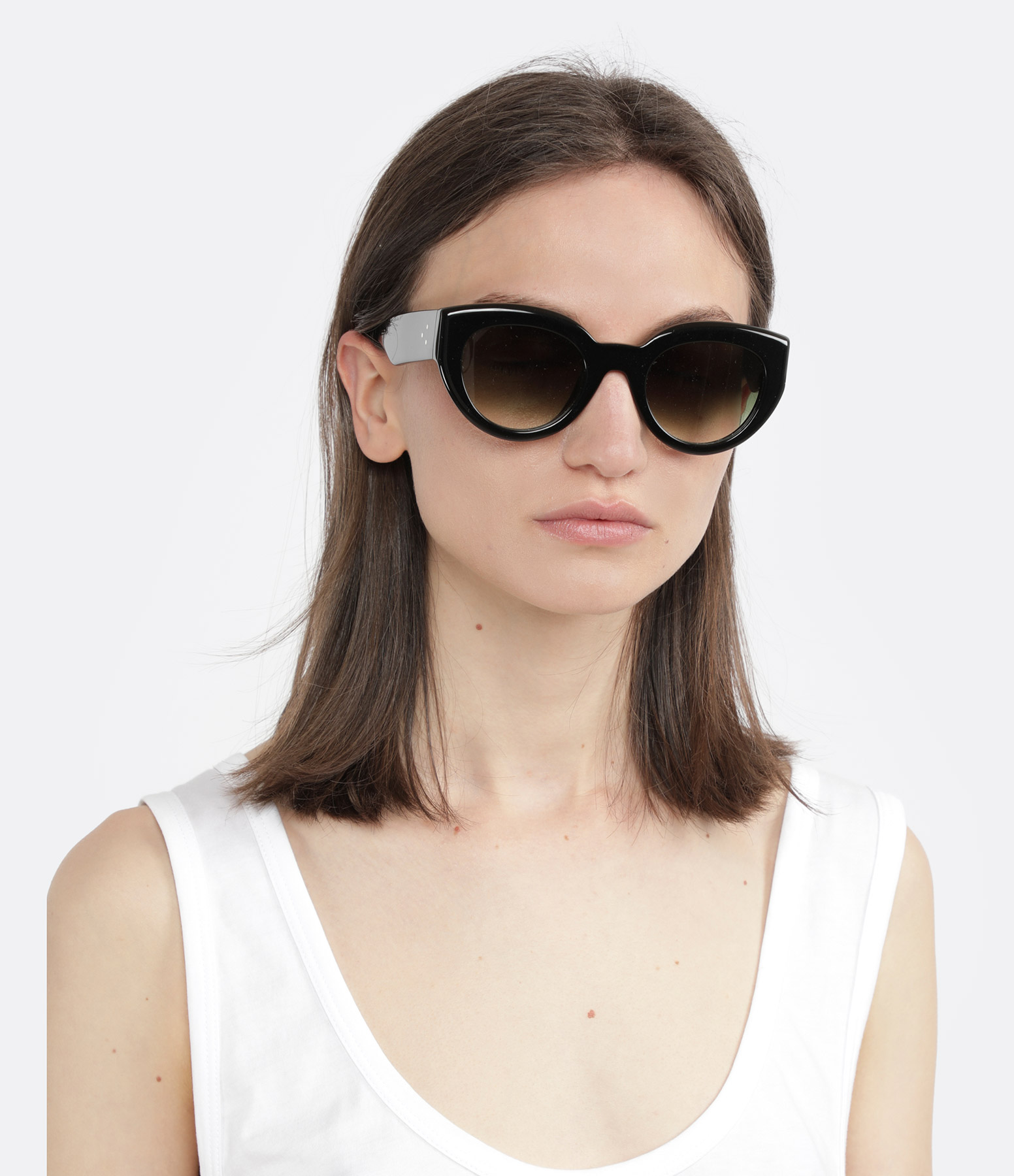 Lunettes de Soleil Donna Black  Gradient Green