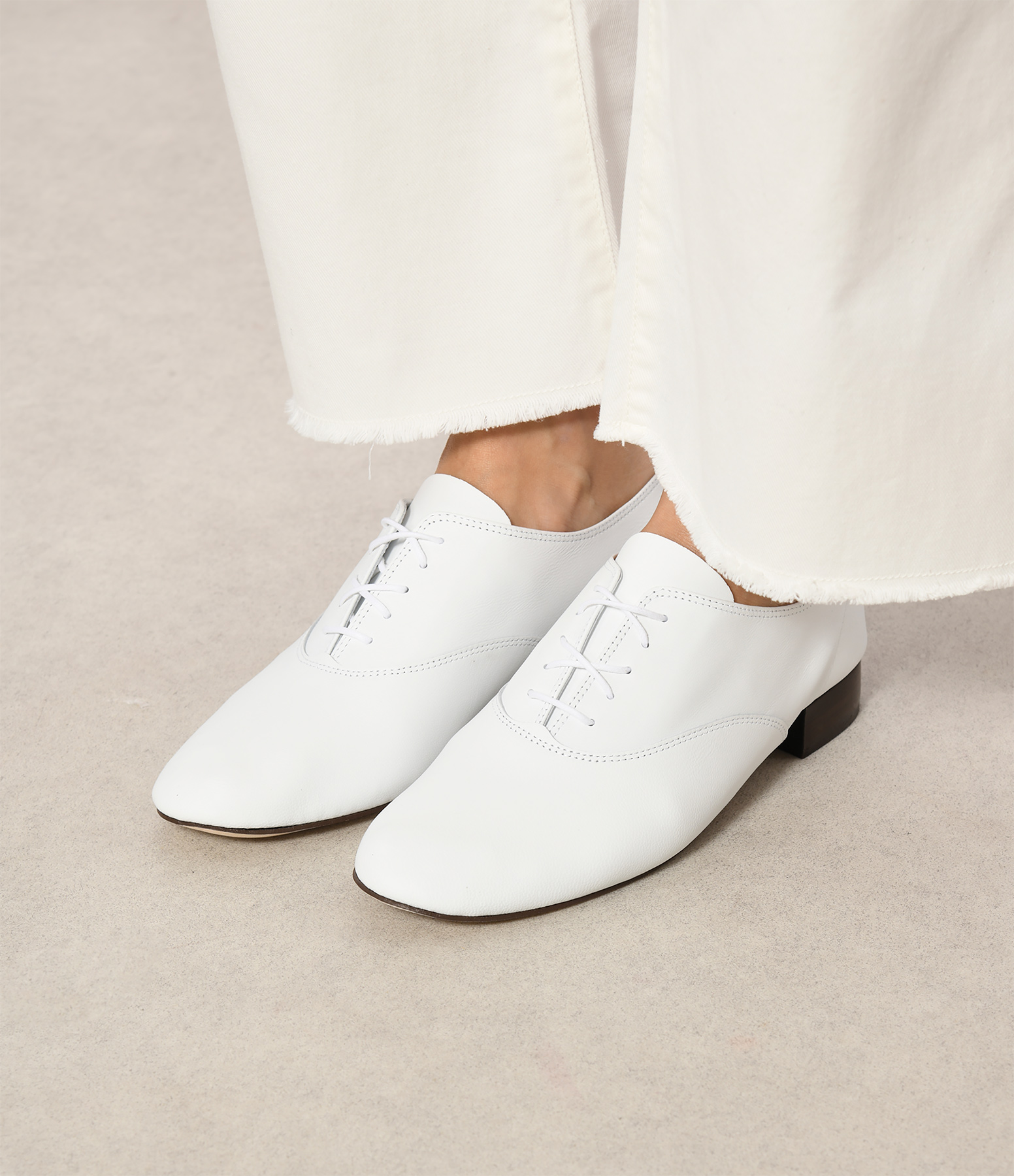 Zizi White Brogues