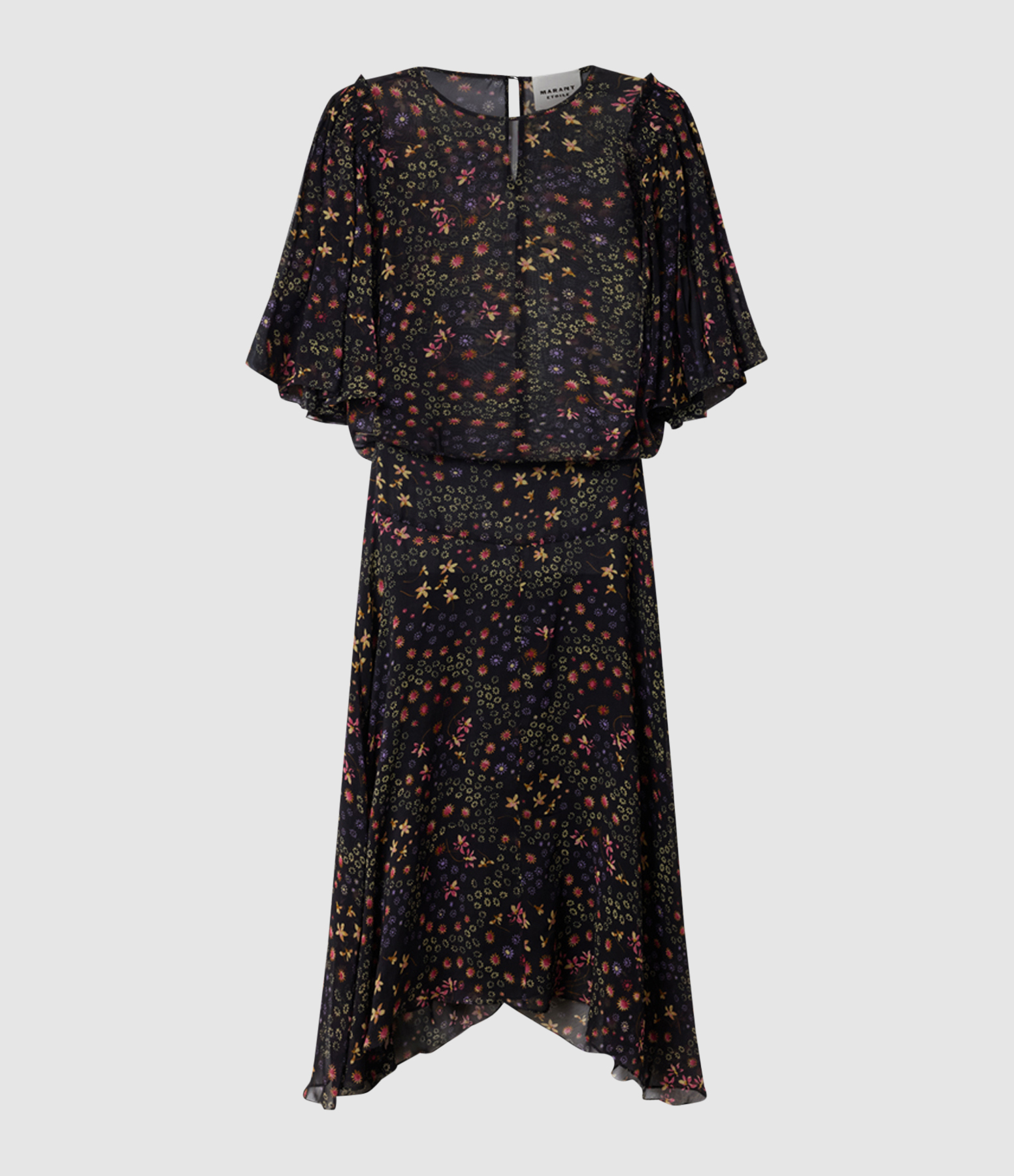Firda Black Ecru Dress