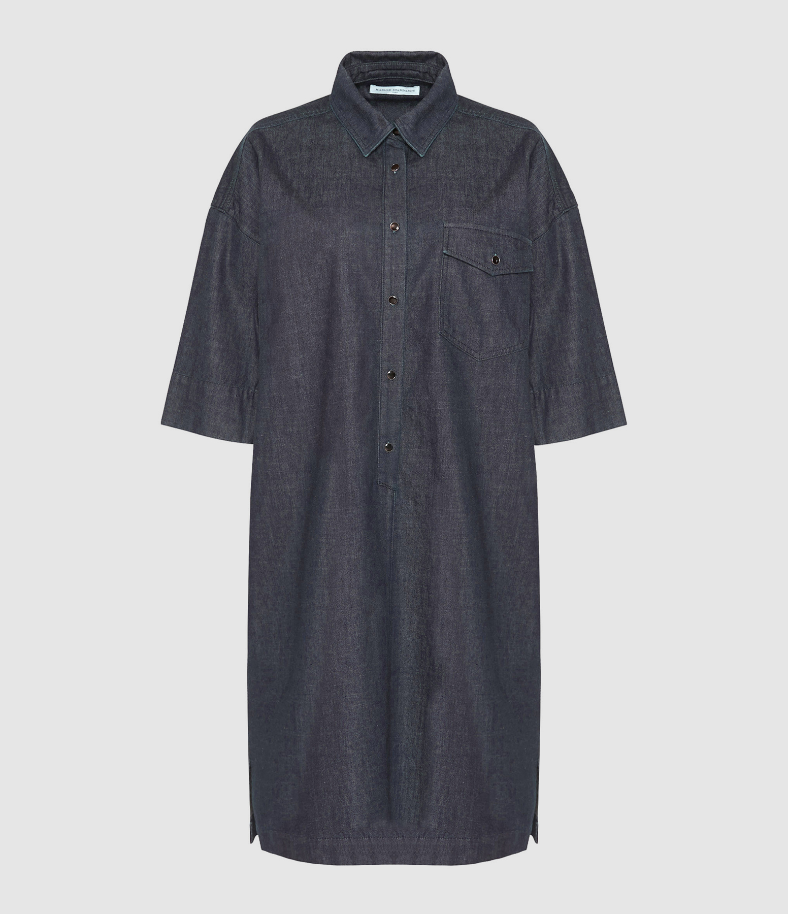 Barbara Blue Denim Shirt Dress