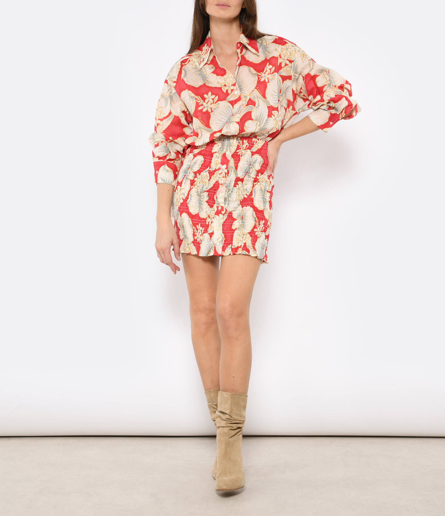 Dario Red Short Dress