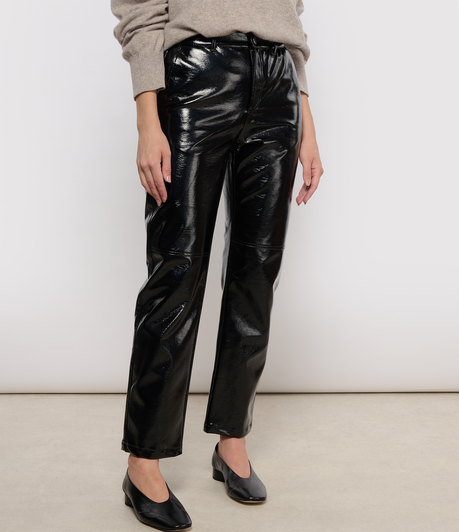 Iggy Black Patent Trousers