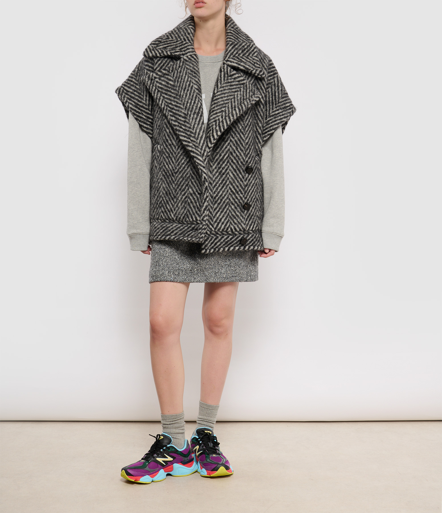 London Night Grey Skirt