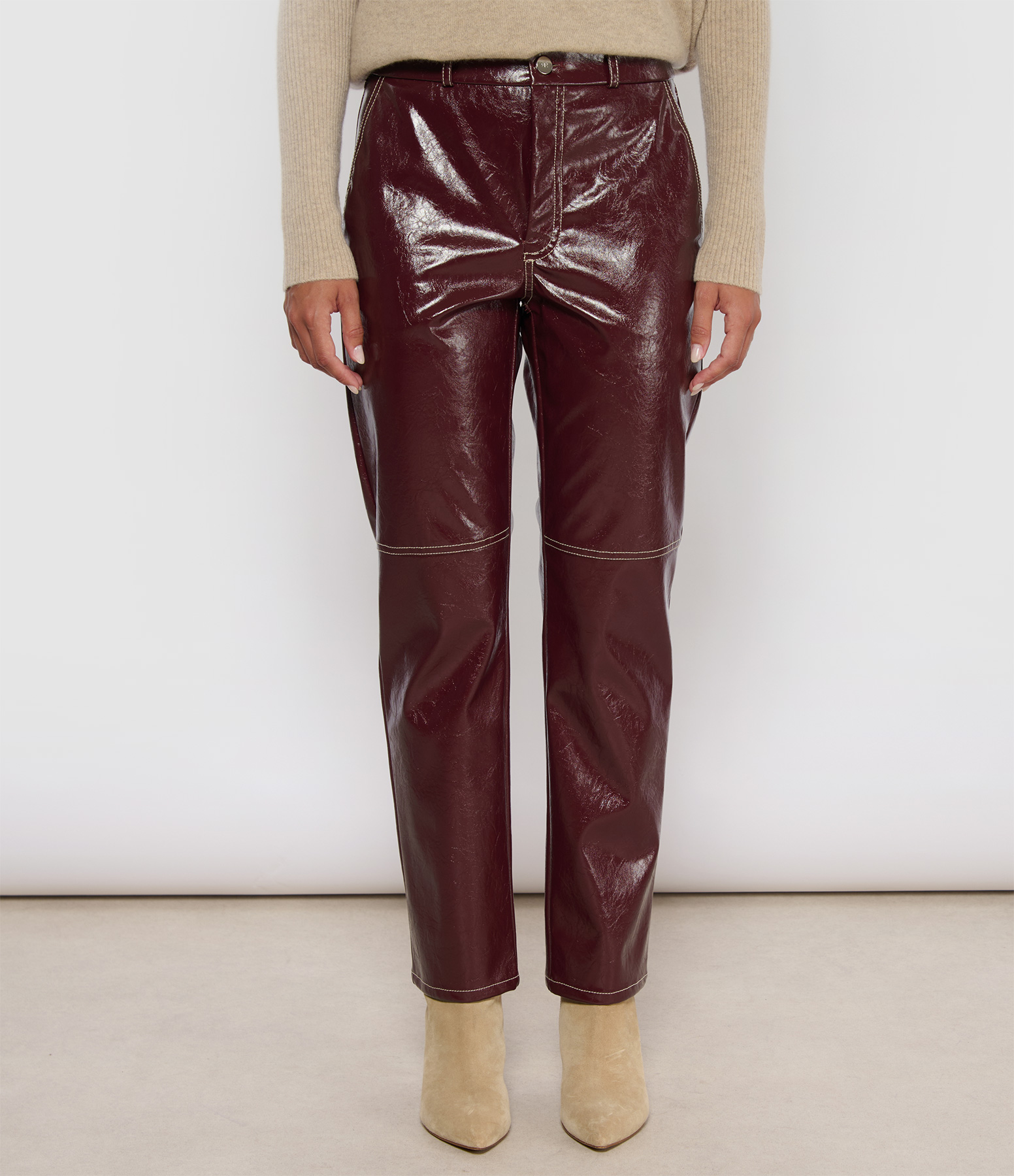 Iggy Trousers in Bordeaux