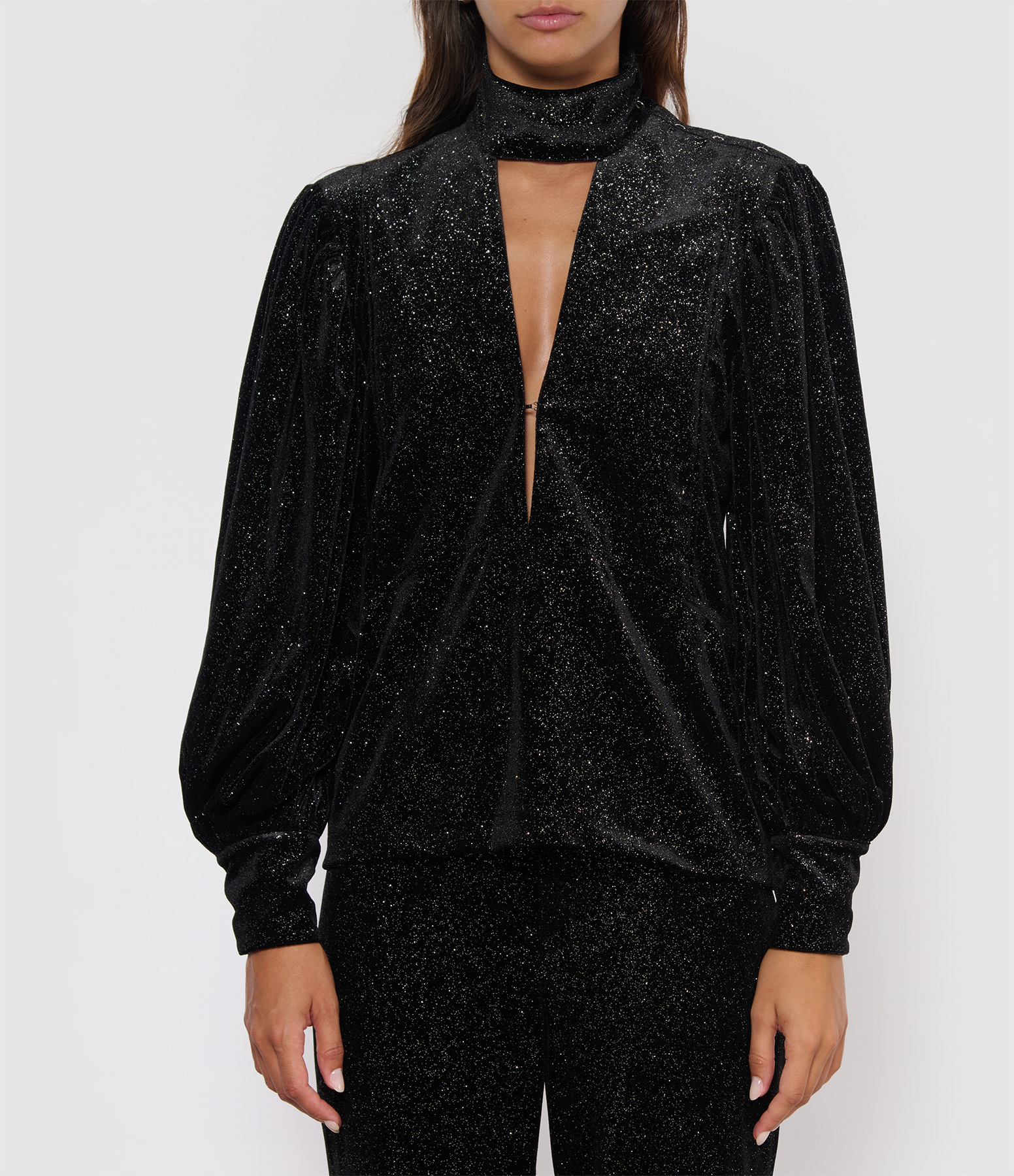 Bianca Black Blouse