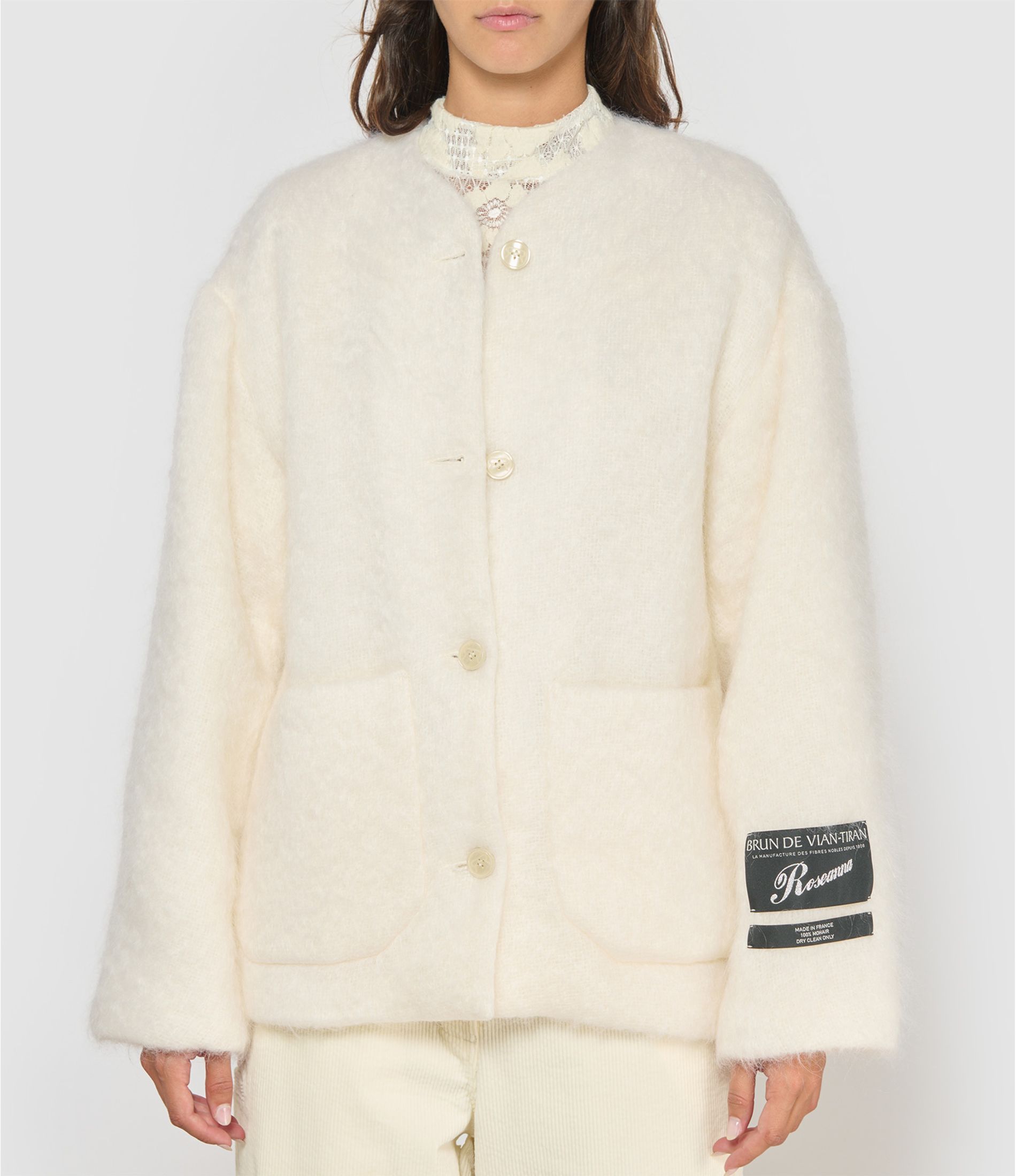 Miller Jacket in Ecru, Roseanna x Brun de Vian Trian collaboration