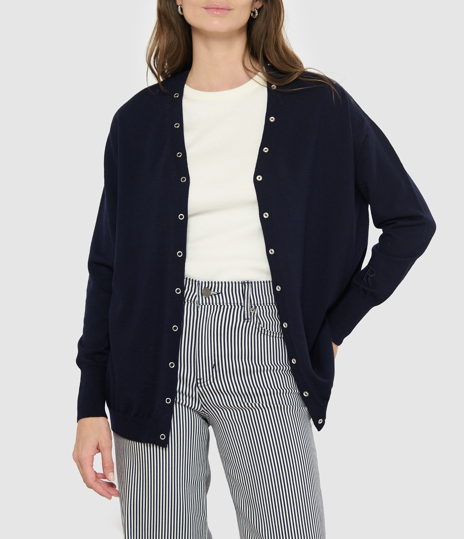 Lucia Navy Cardigan