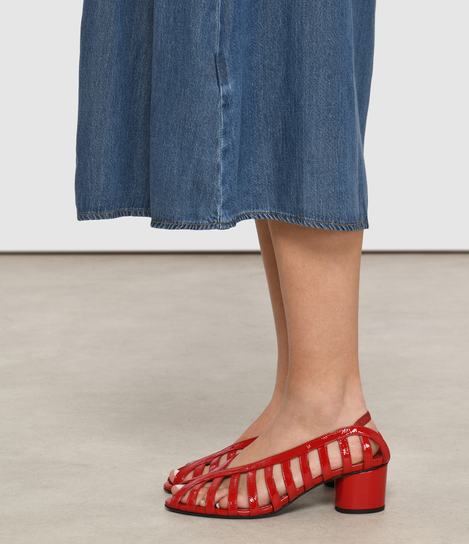 Poppy Red Sandals