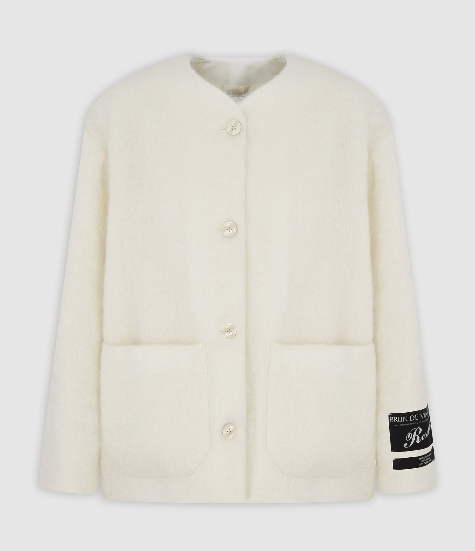 Miller Jacket in Ecru, Roseanna x Brun de Vian Trian collaboration