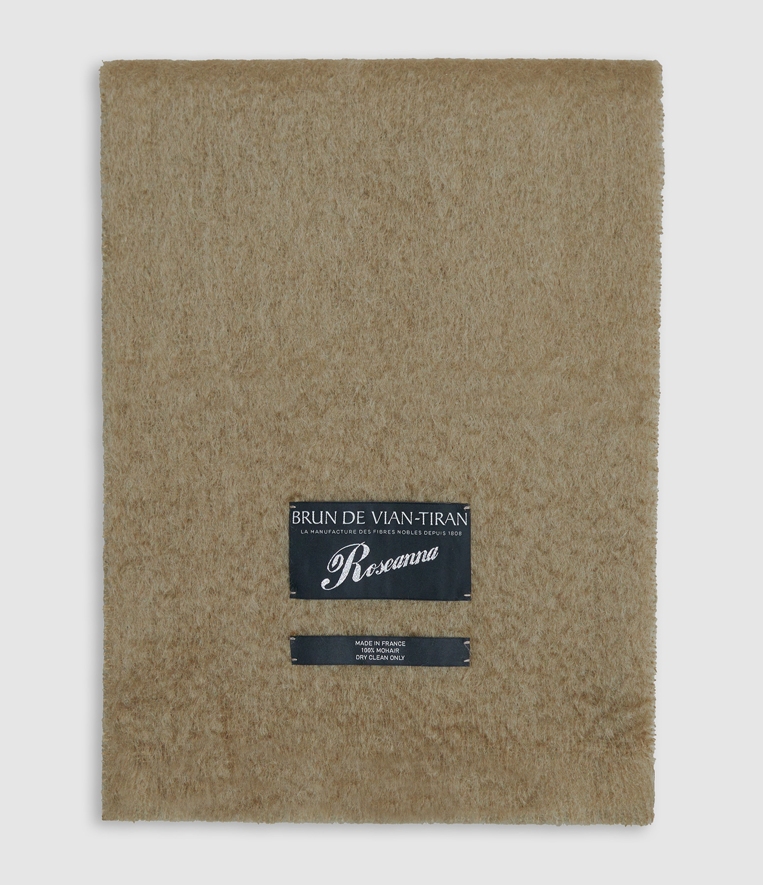 Moka Square Scarf, a collaboration with Brun de Vian-Trian