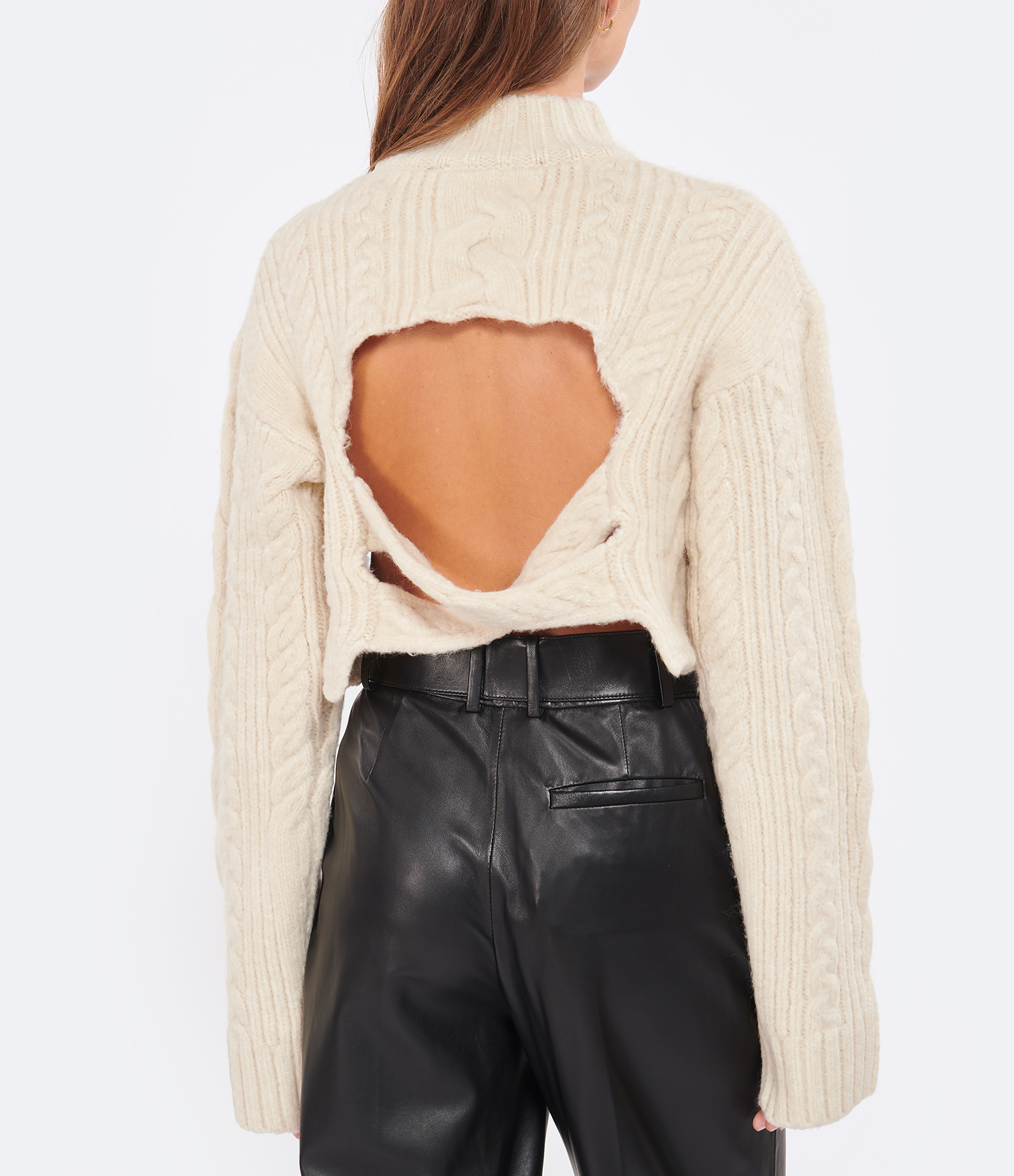 Beige Knitted Jumper