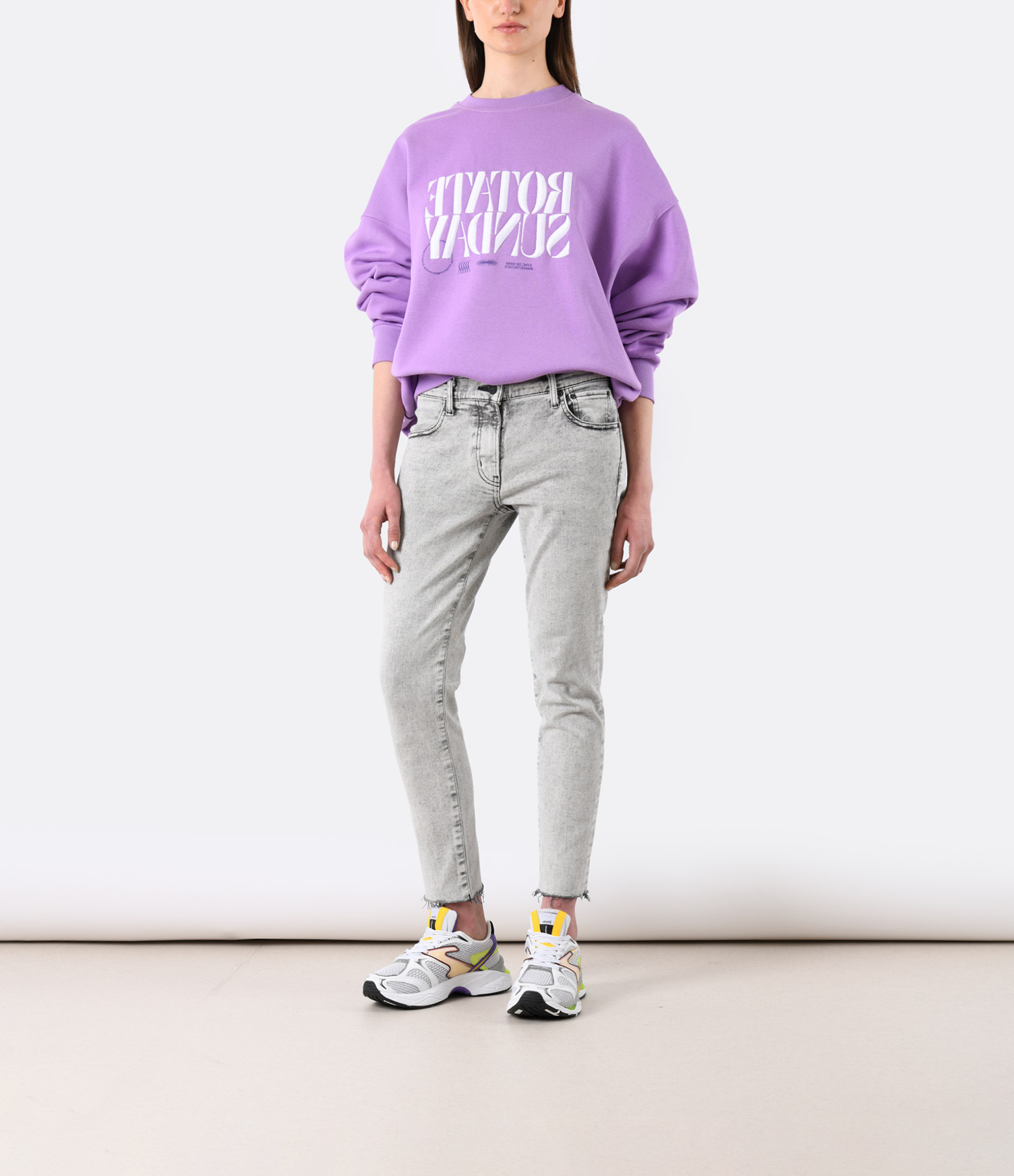 Fairy Wren Purple Logo Sweatshirt, Capsule Sunday