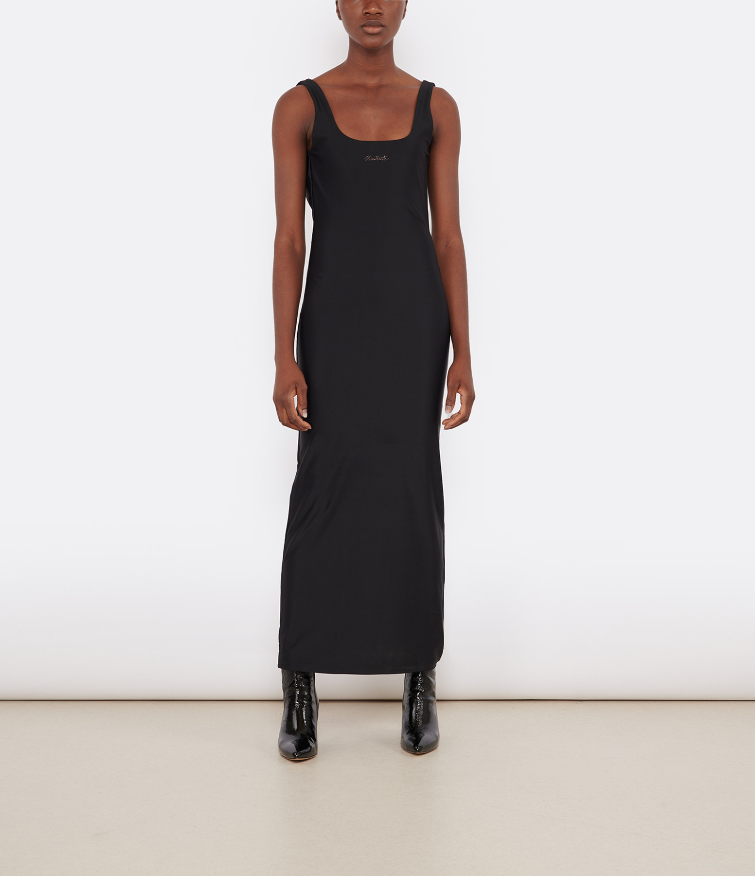 Black Firm Midi Dress
