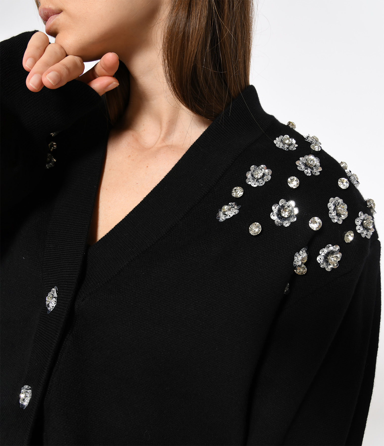 Florina Black Cardigan