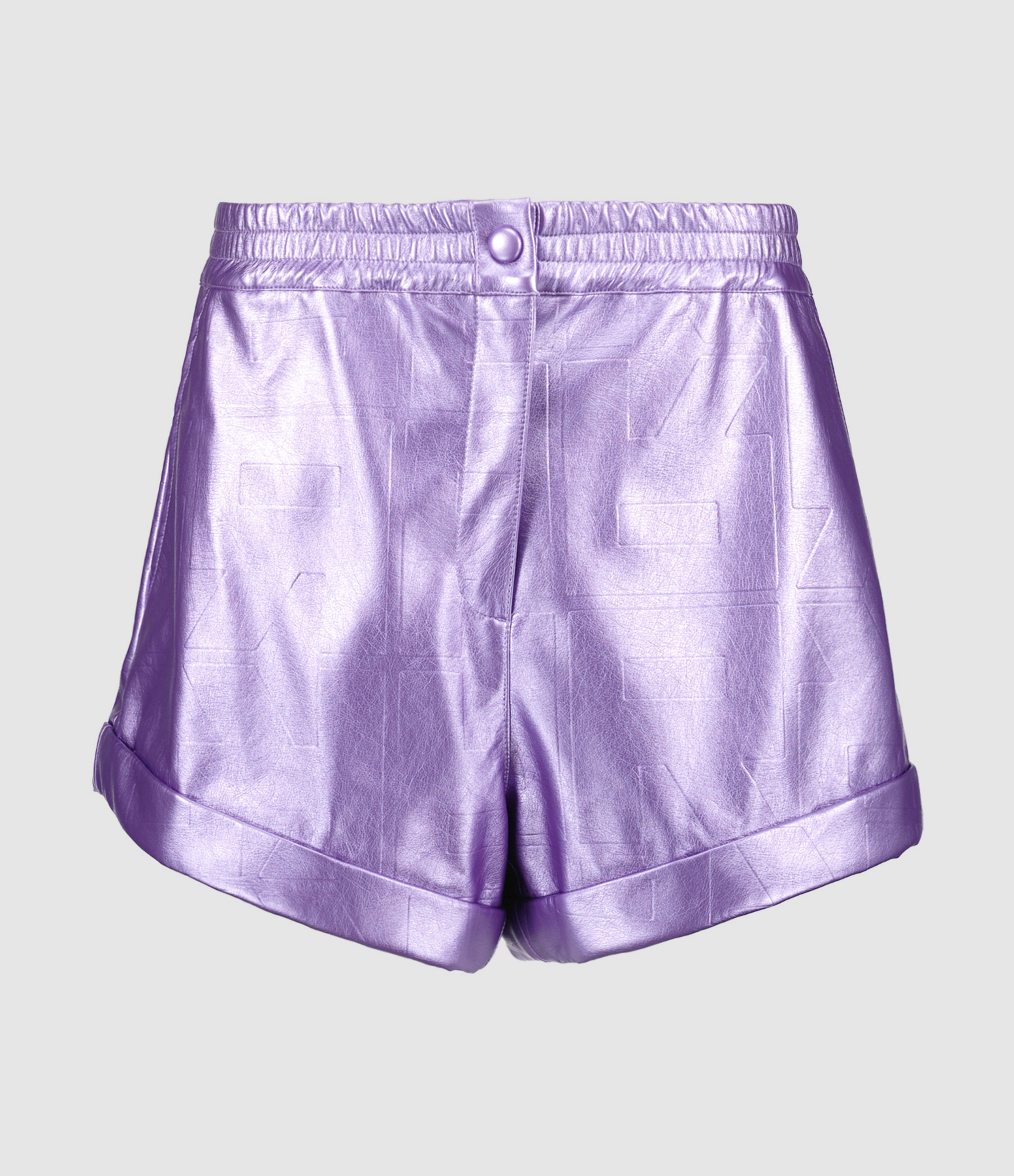 Silver-Purple Mini Shorts