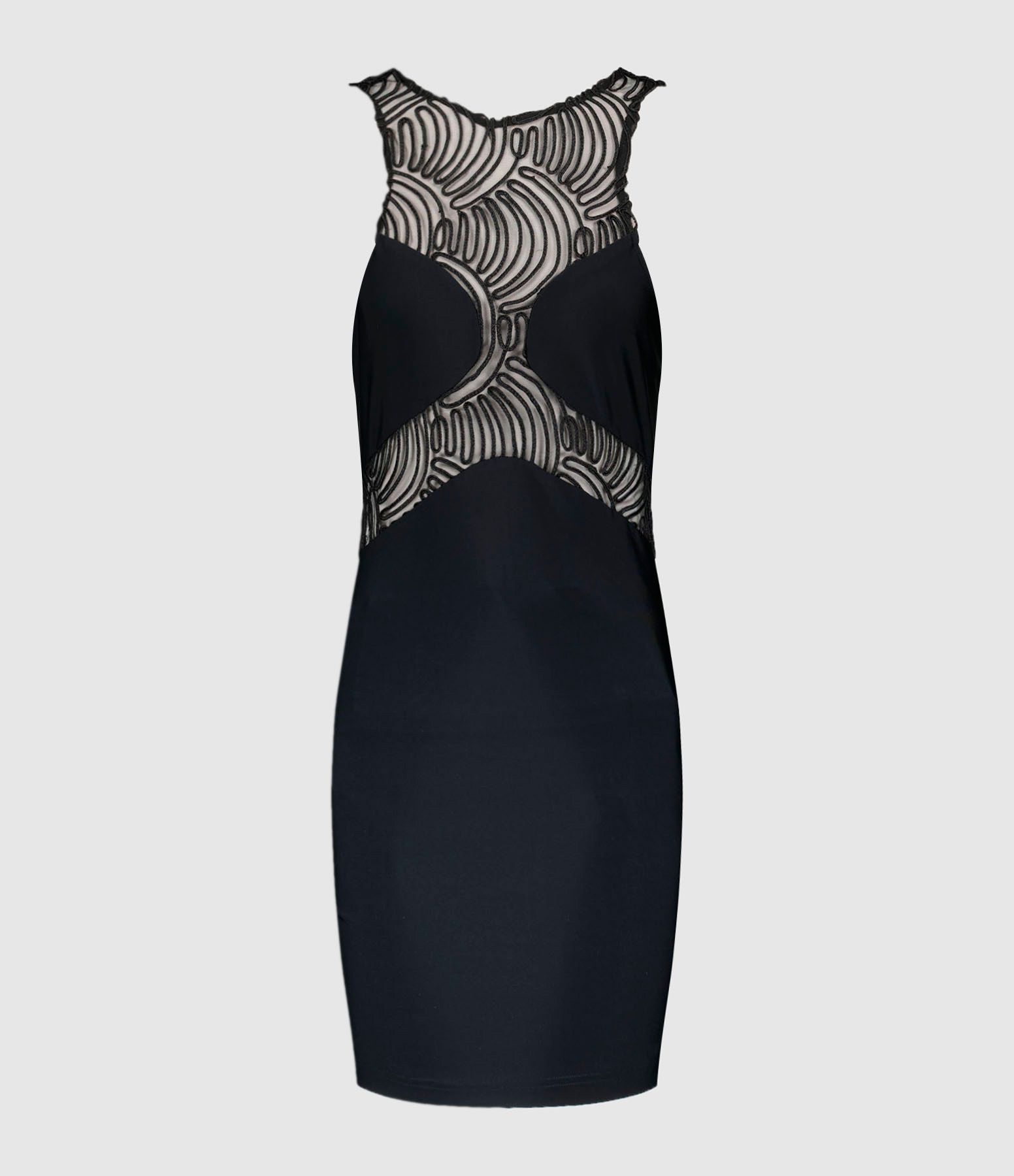 Stretchy Mini Dress  Mini Black