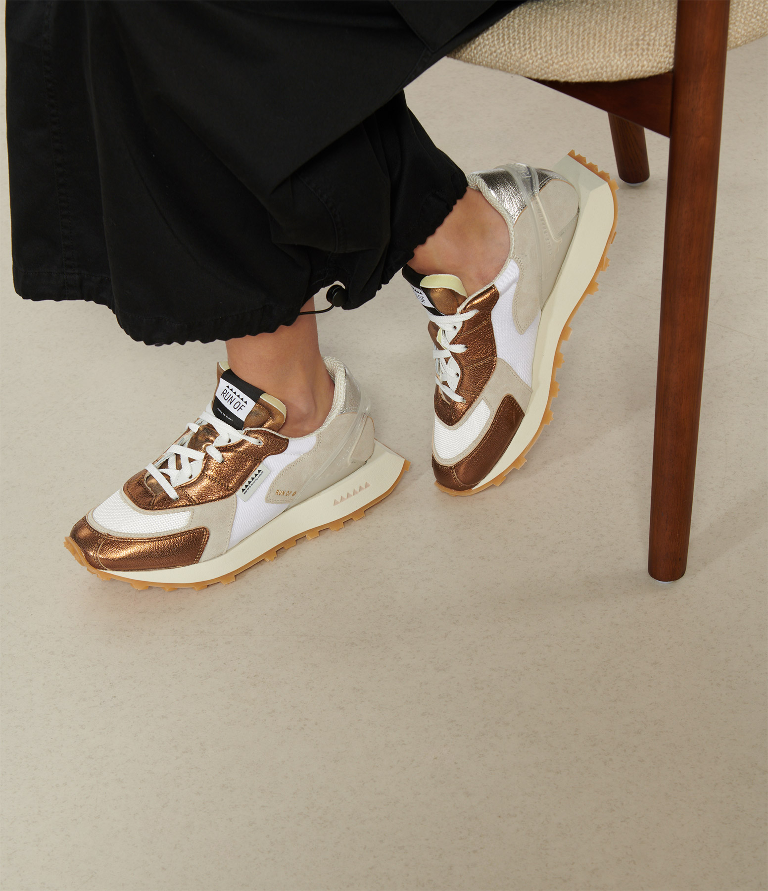 Alloy Bodrum Gold Trainers