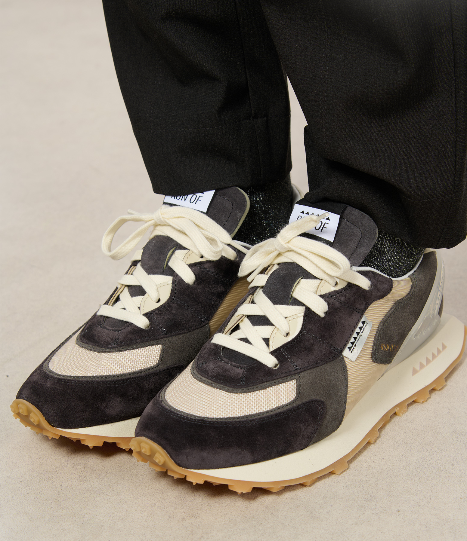Smoky W Brown/Beige trainers
