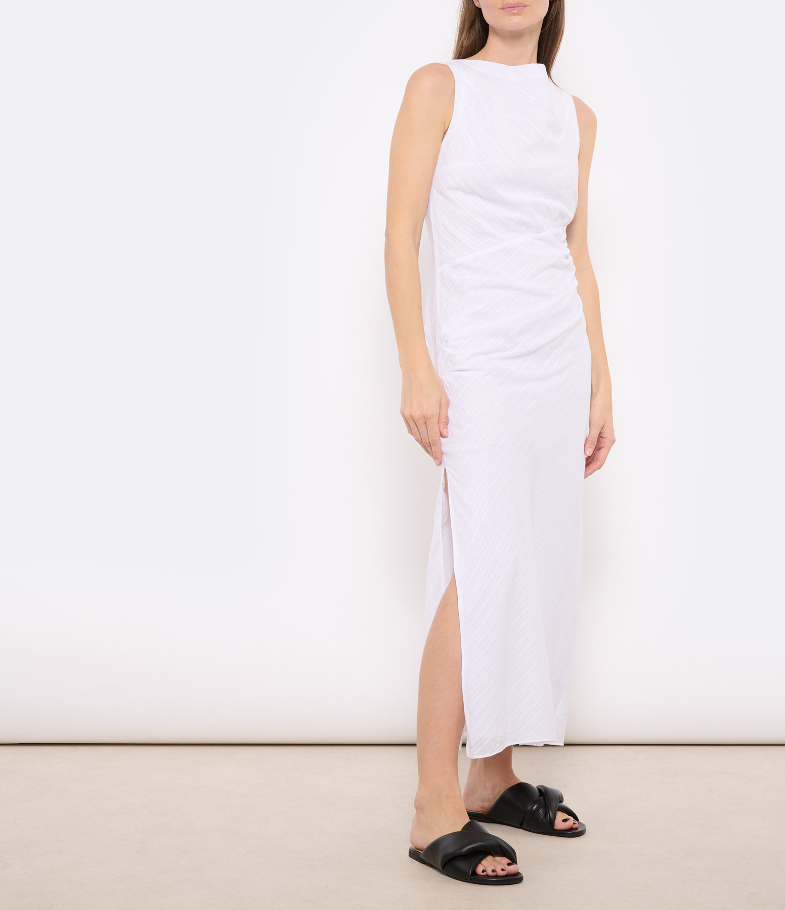 Sahira White Long Dress