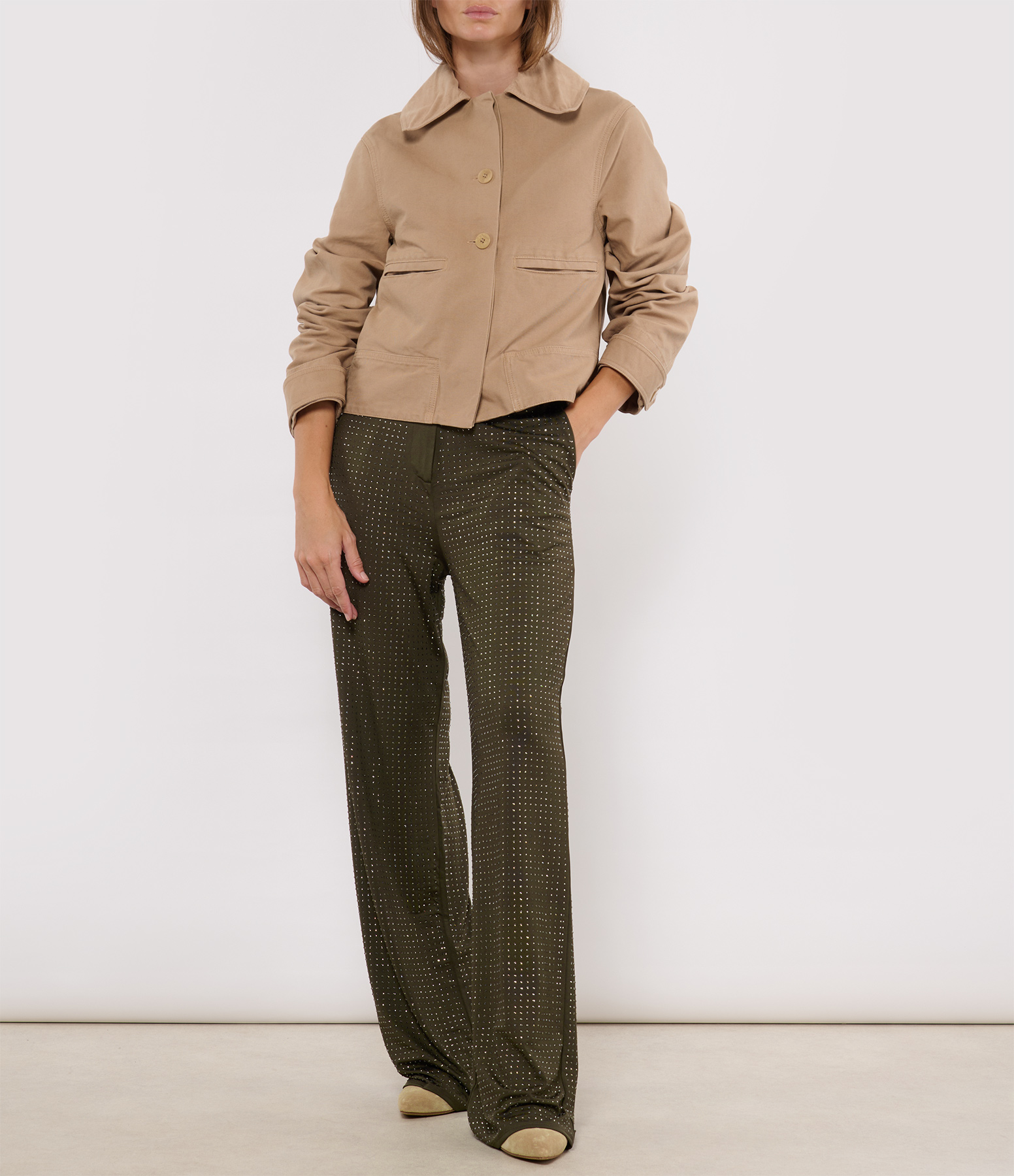 Sachrishell Black Olive Trousers
