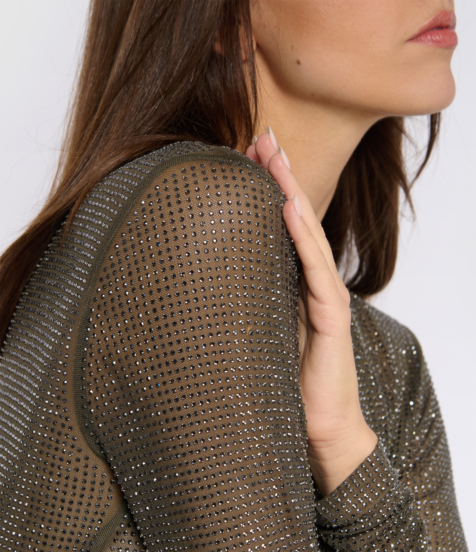 Samagda Black Olive Top