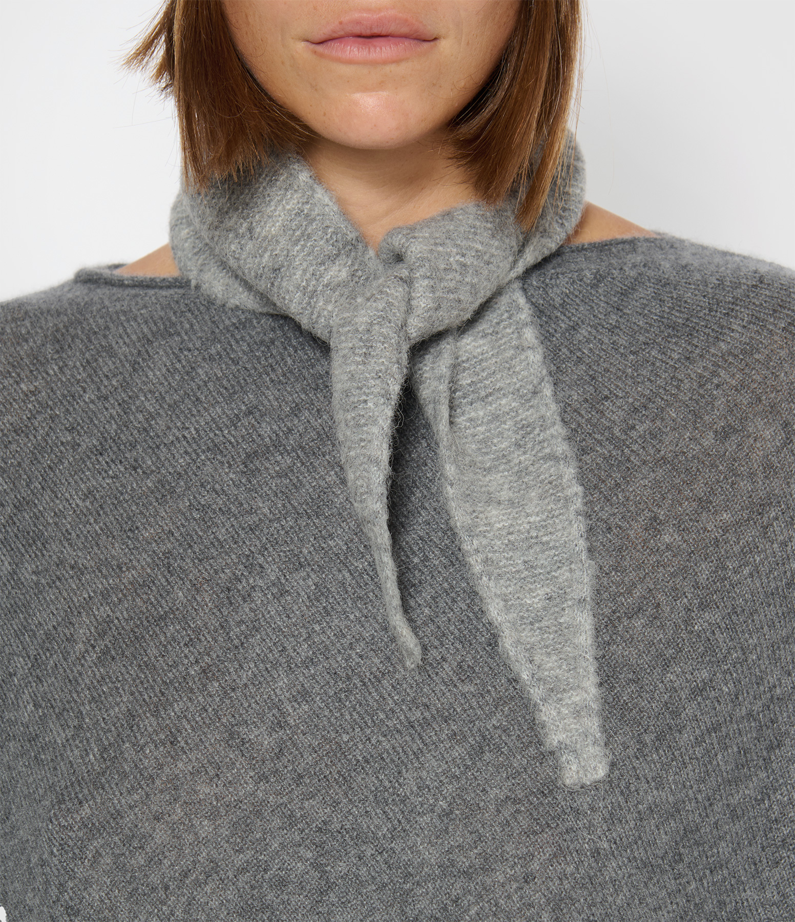 Sanor Grey Mel Scarf