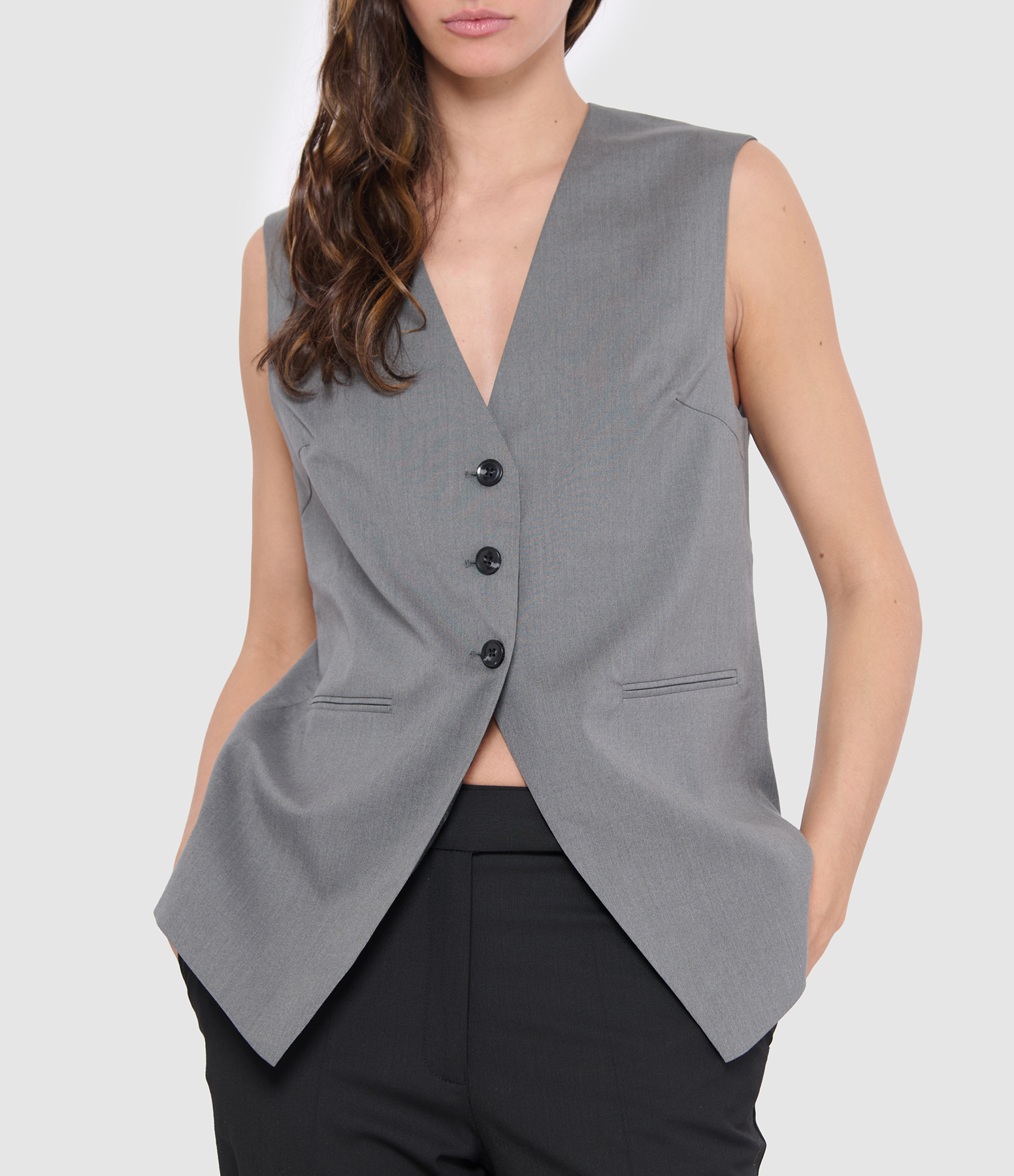 Satova Gun Metal Mel Blazer