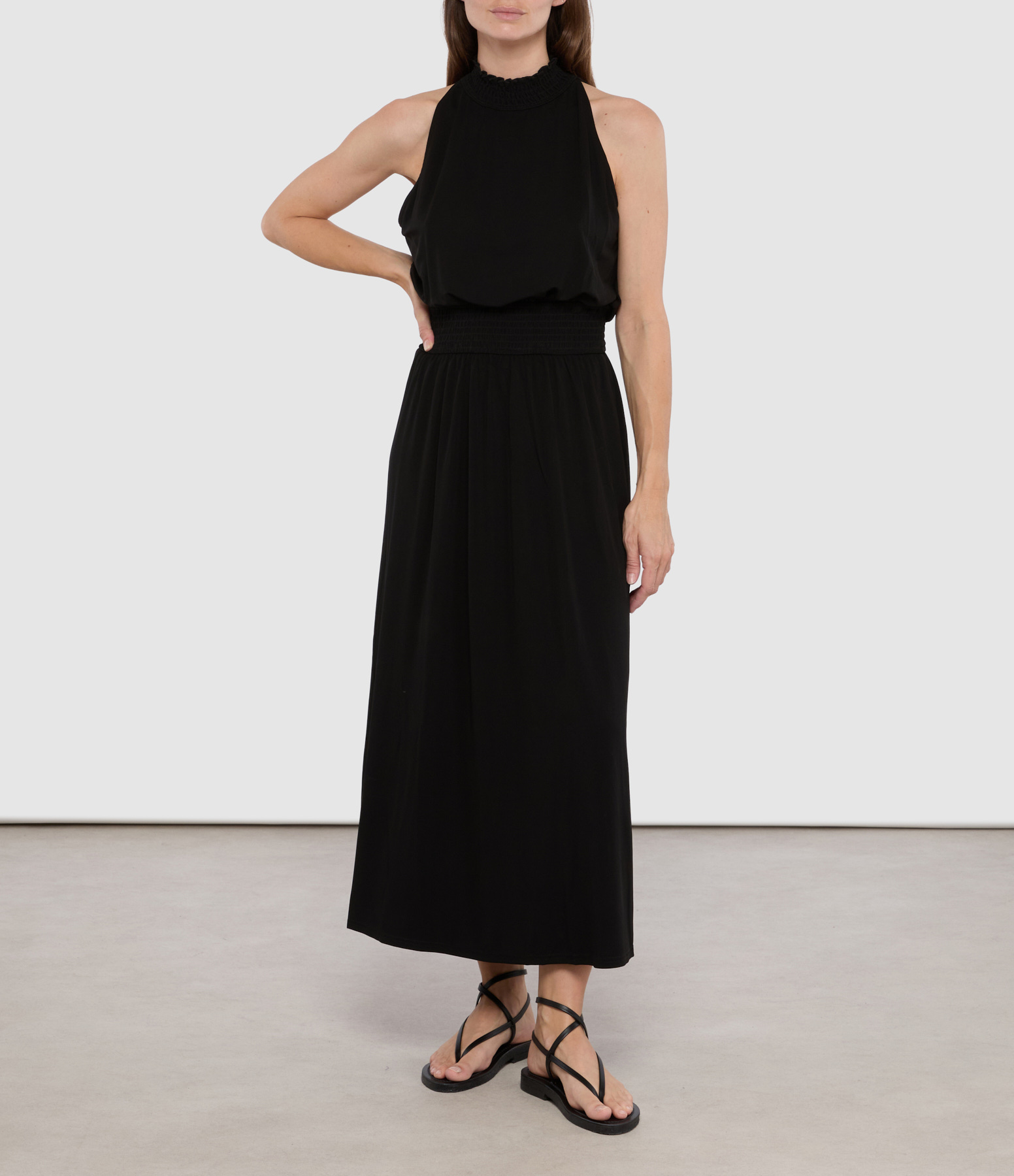 Saumi Black Dress