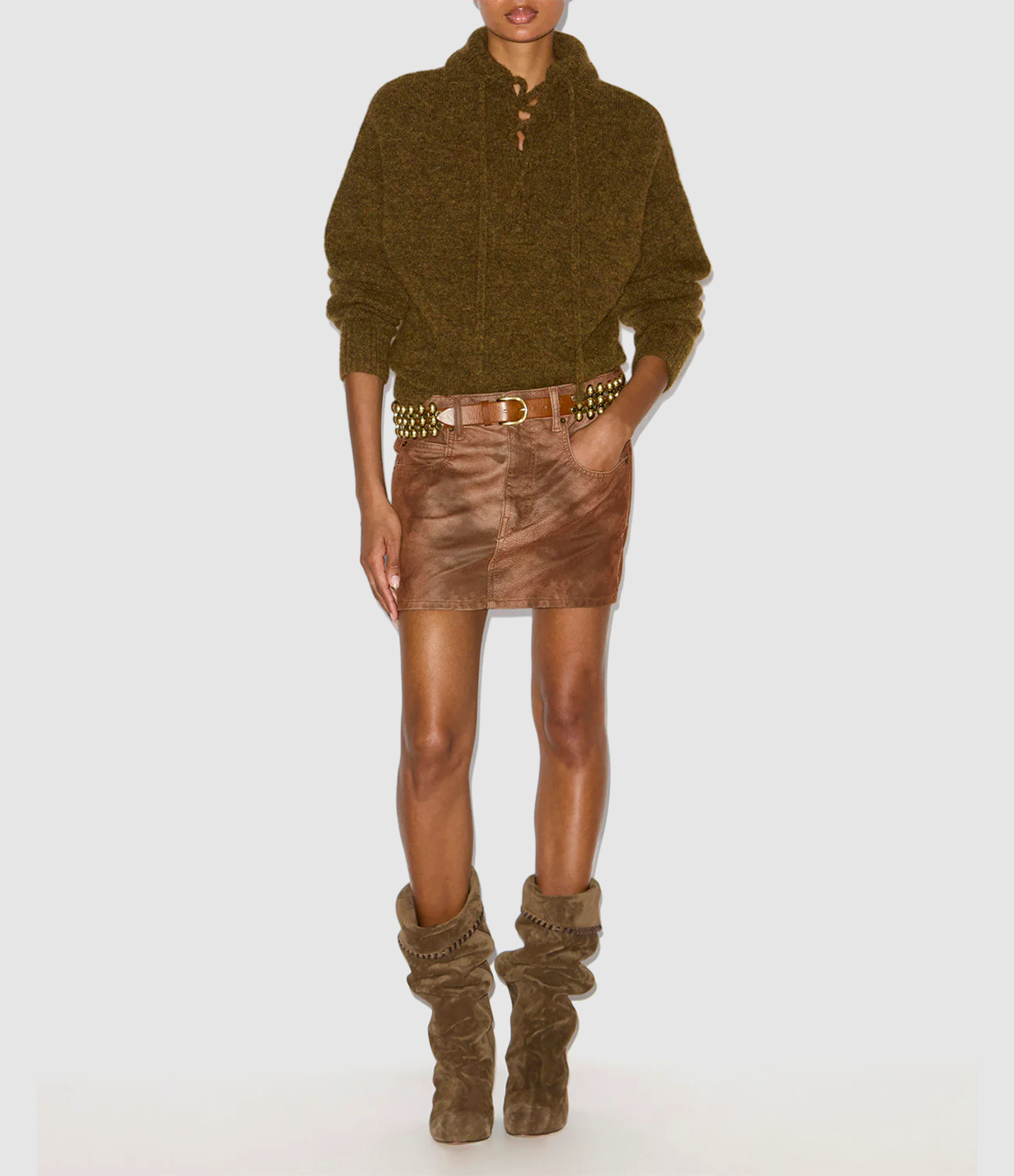 Kimmy Skirt – Tobacco