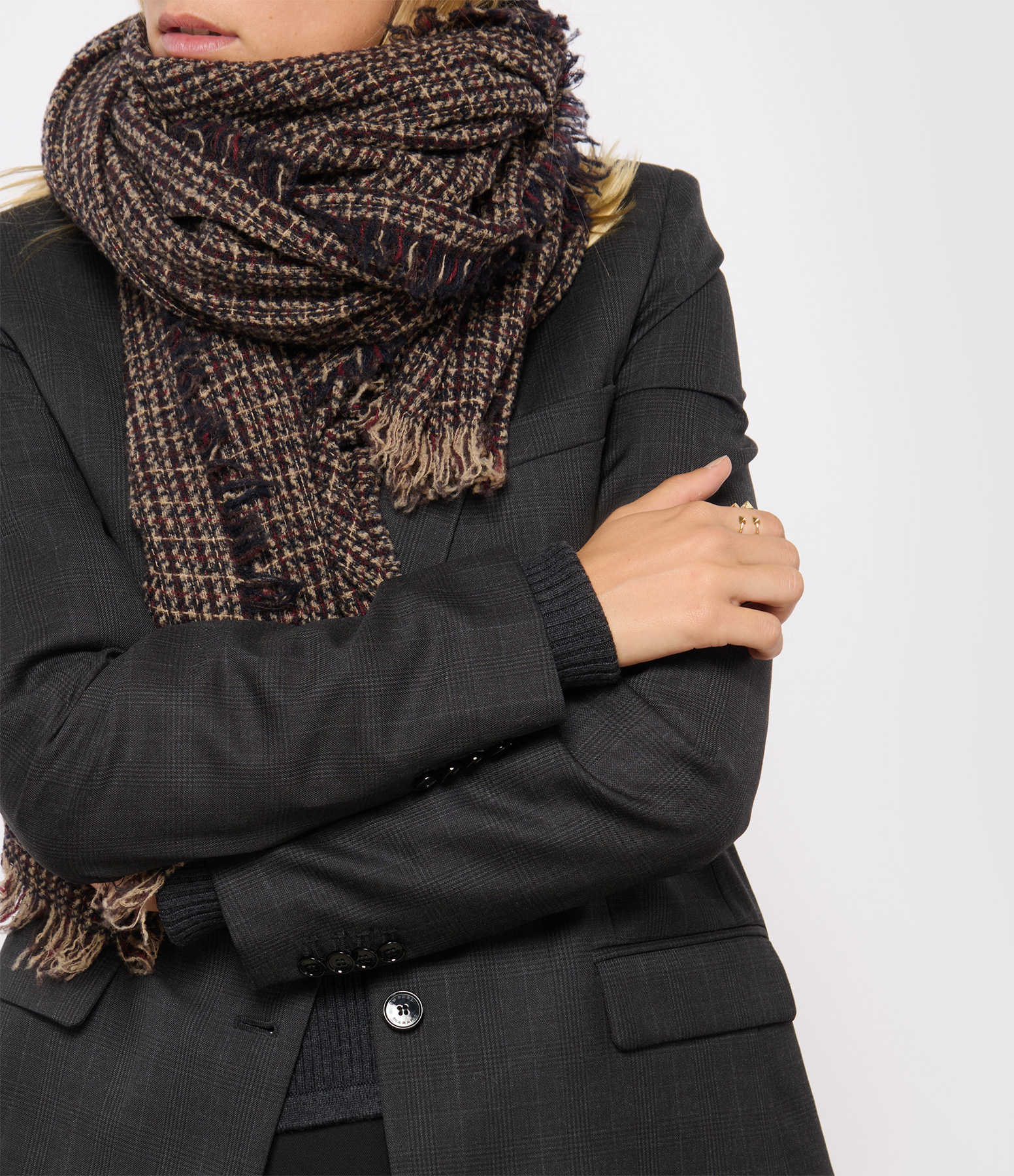 Mirko Mixed Colours Scarf