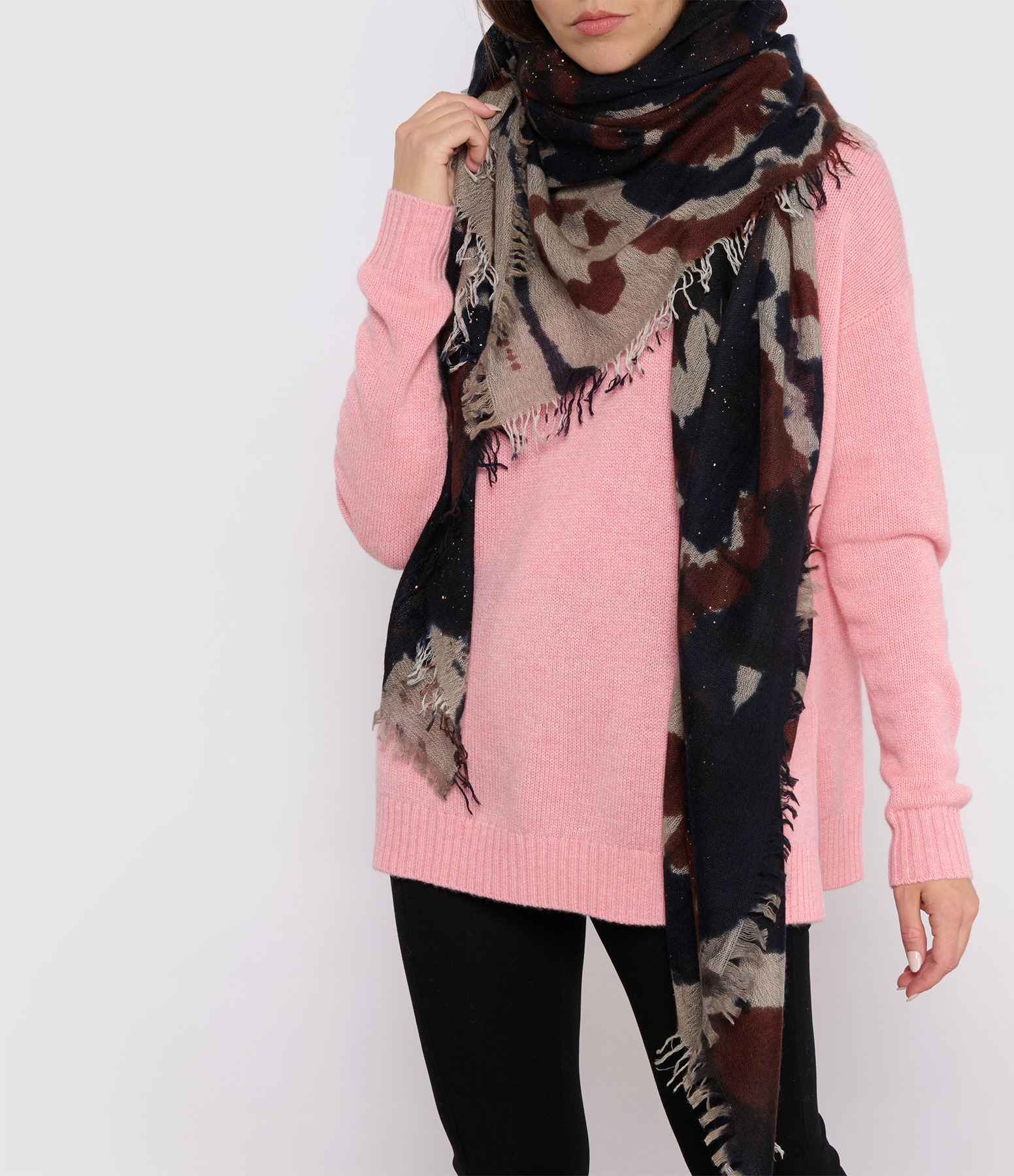 Kassia Mixed Colours Scarf